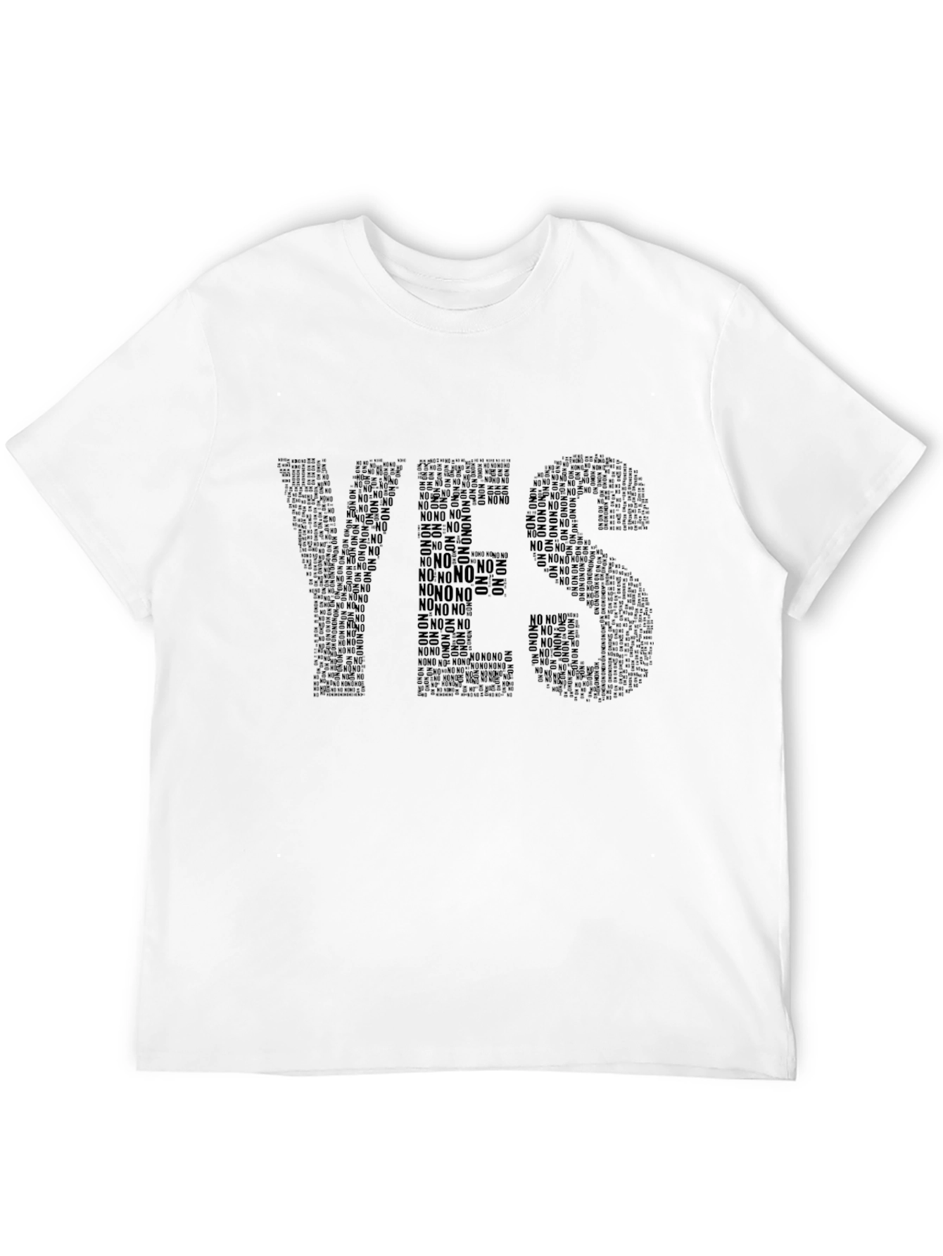 Yes/No Graphic Tee - Novelty T-Shirt