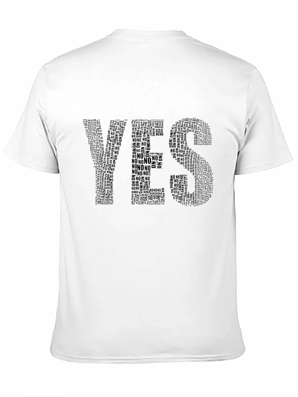 Yes/No Graphic Tee - Novelty T-Shirt