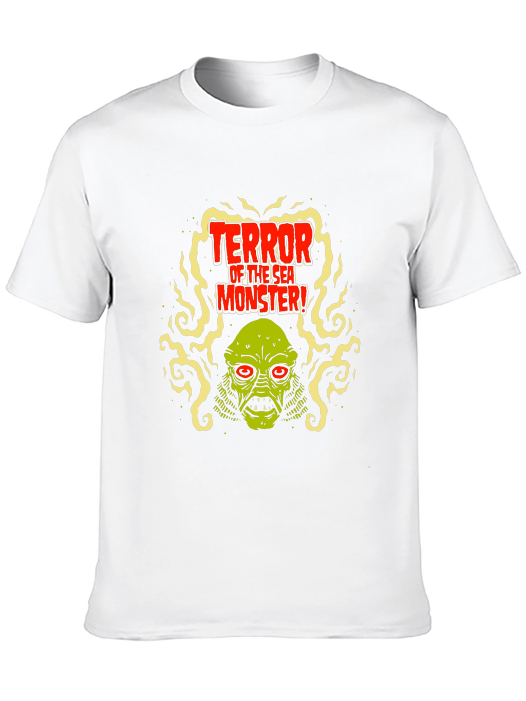 Terror of the Sea Monster Graphic T-Shirt