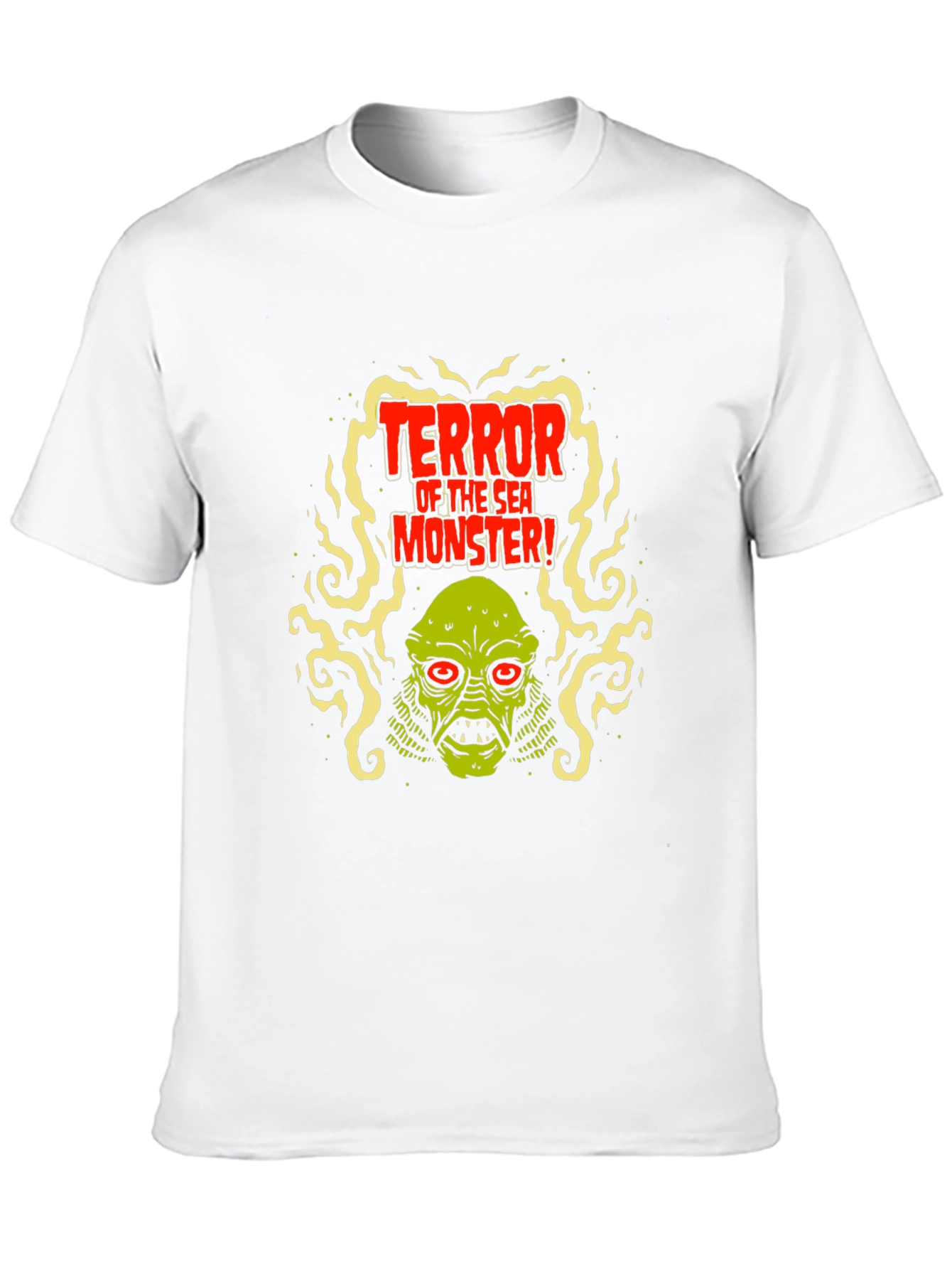 Terror of the Sea Monster Graphic T-Shirt