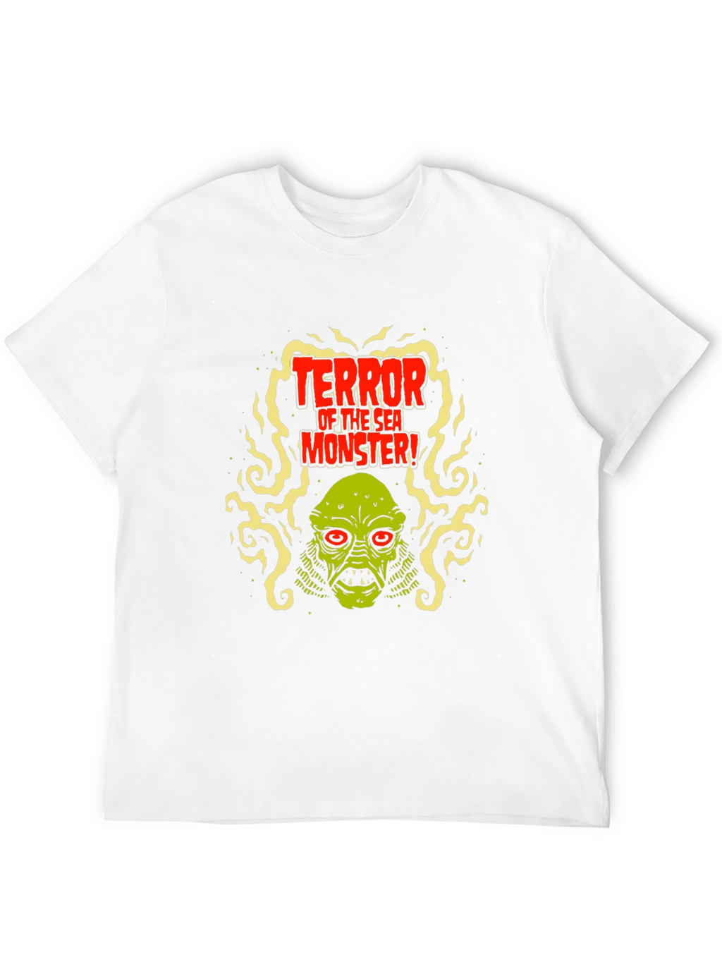 Terror of the Sea Monster Graphic T-Shirt