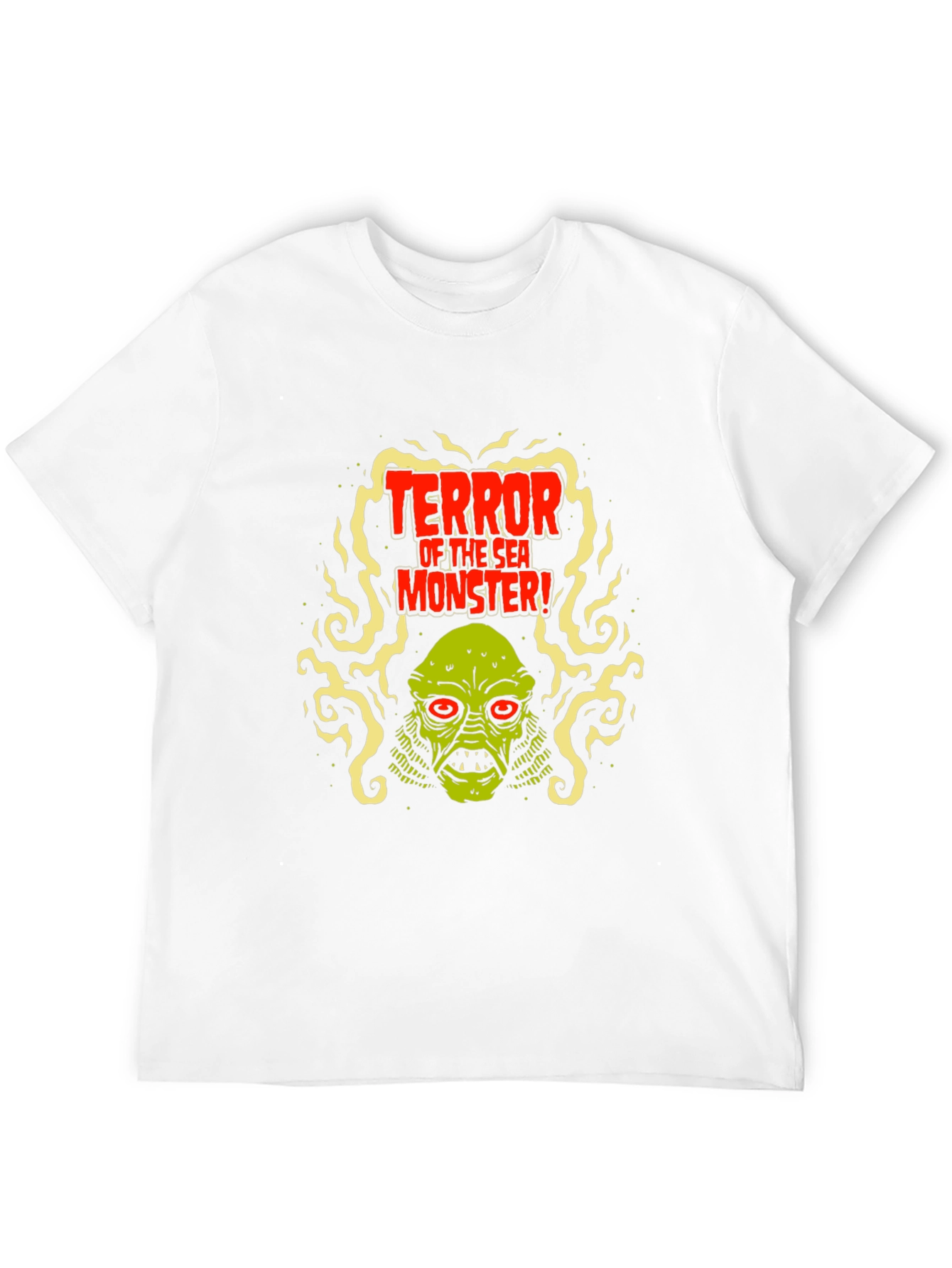 Terror of the Sea Monster Graphic T-Shirt