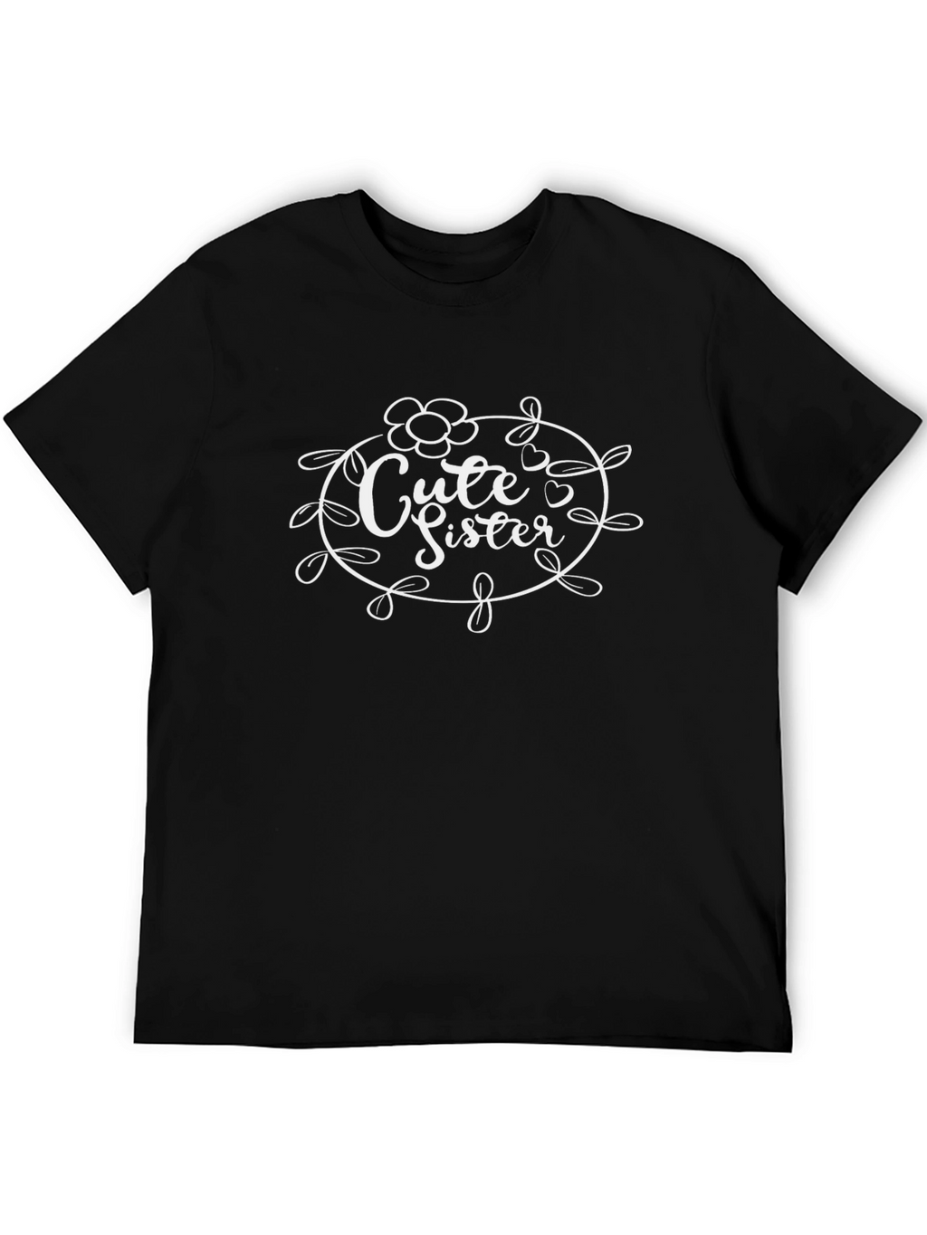 Cute Sister T-Shirt - Floral Design