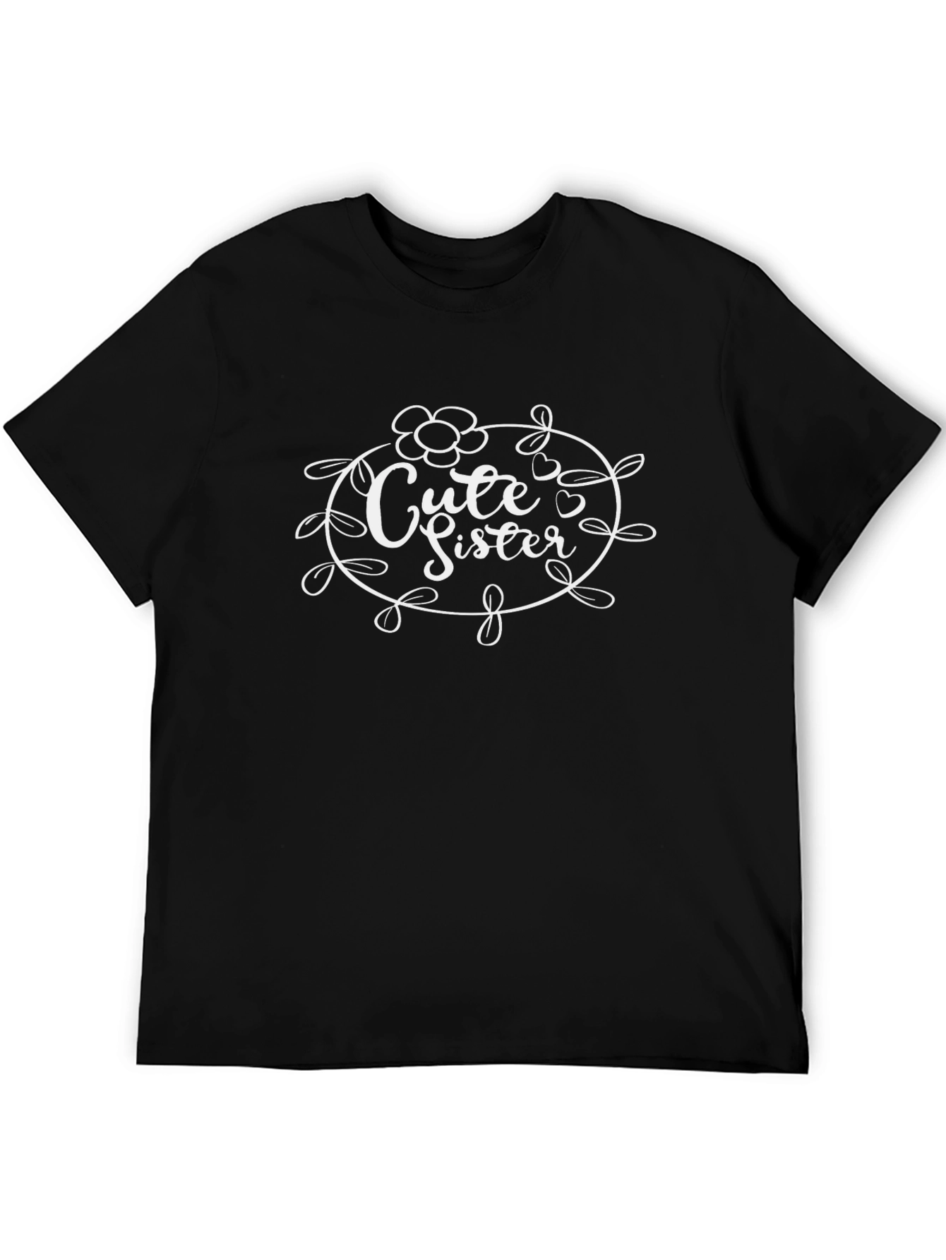 Cute Sister T-Shirt - Floral Design