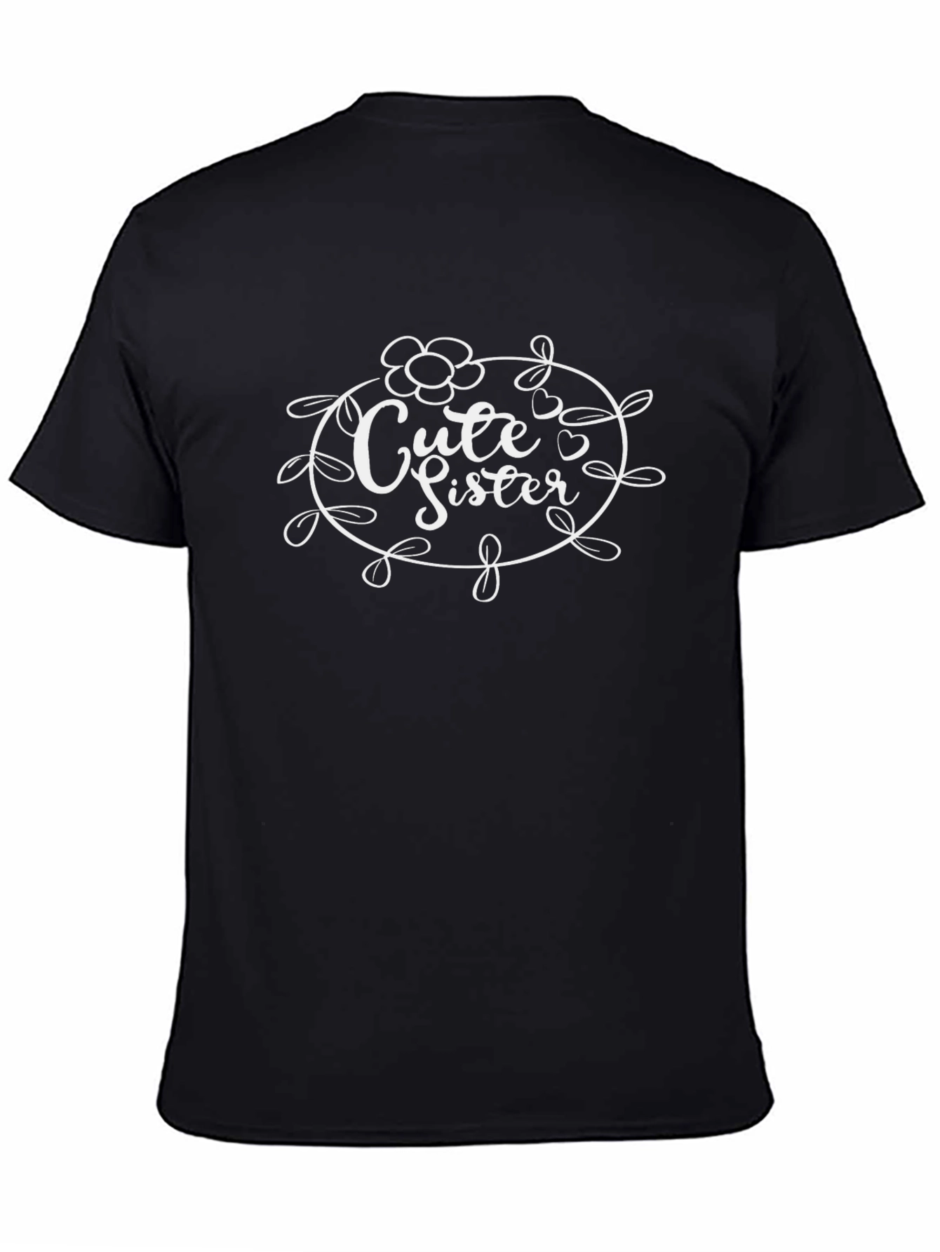 Cute Sister T-Shirt - Floral Design