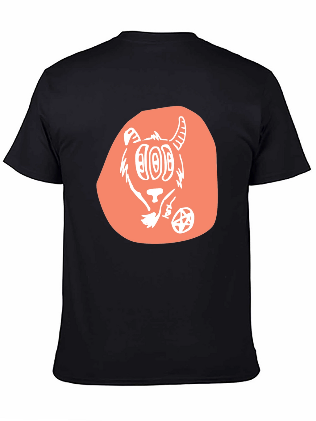 Graphic Tee - Cartoon Goat Design