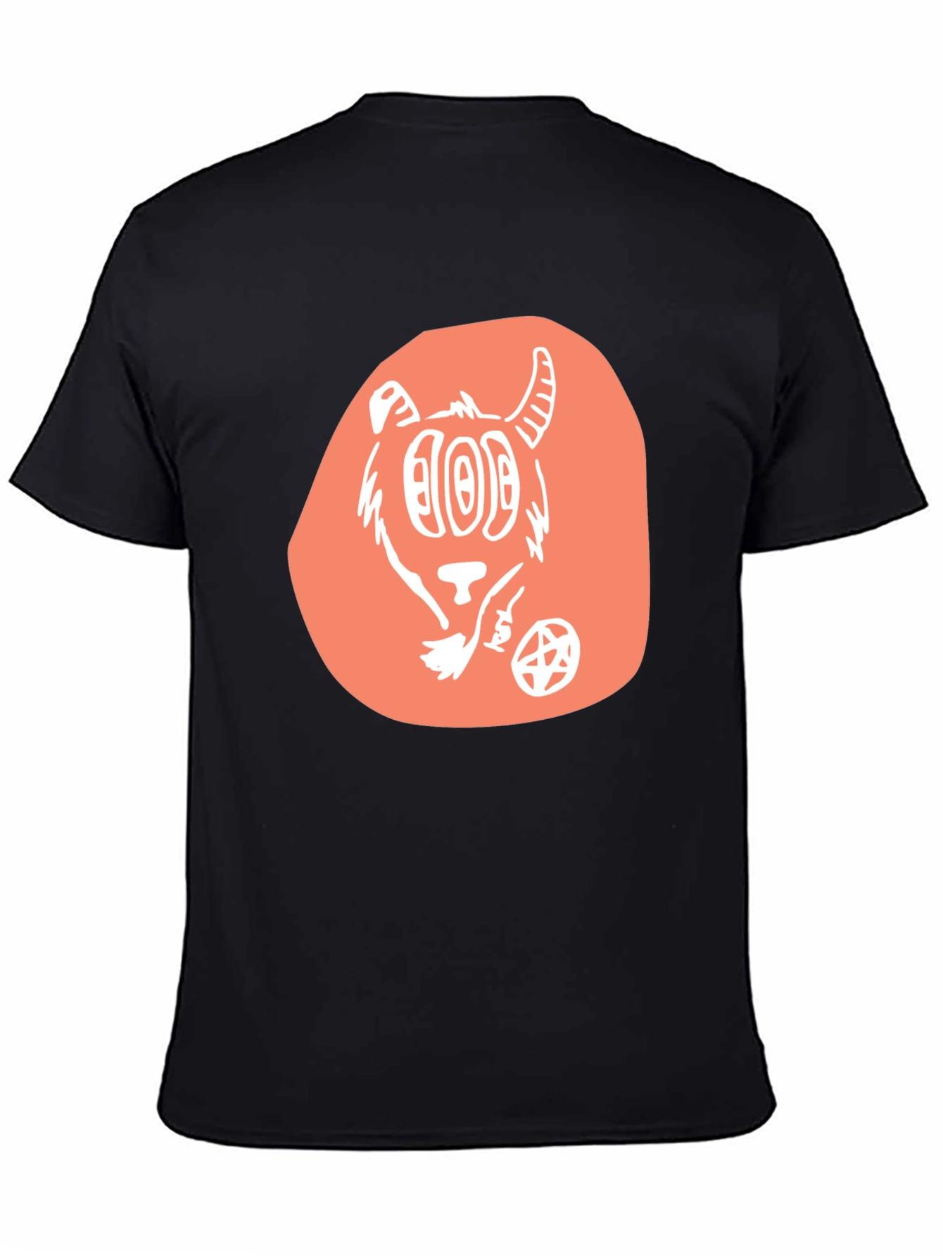 Graphic Tee - Cartoon Goat Design