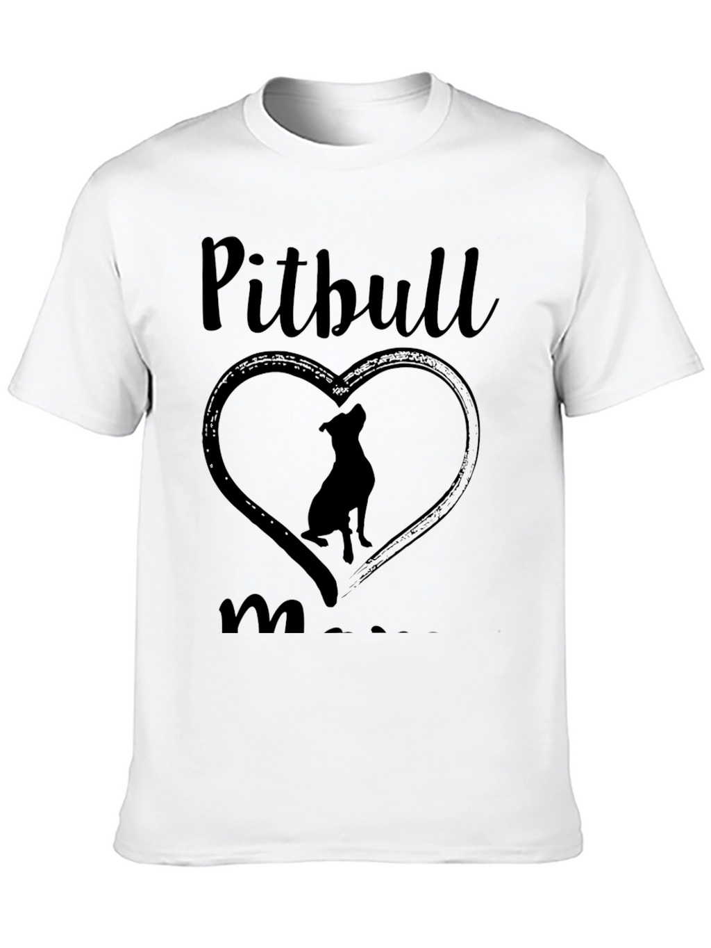 Pitbull Mom Graphic Tee - Love My Pitbull
