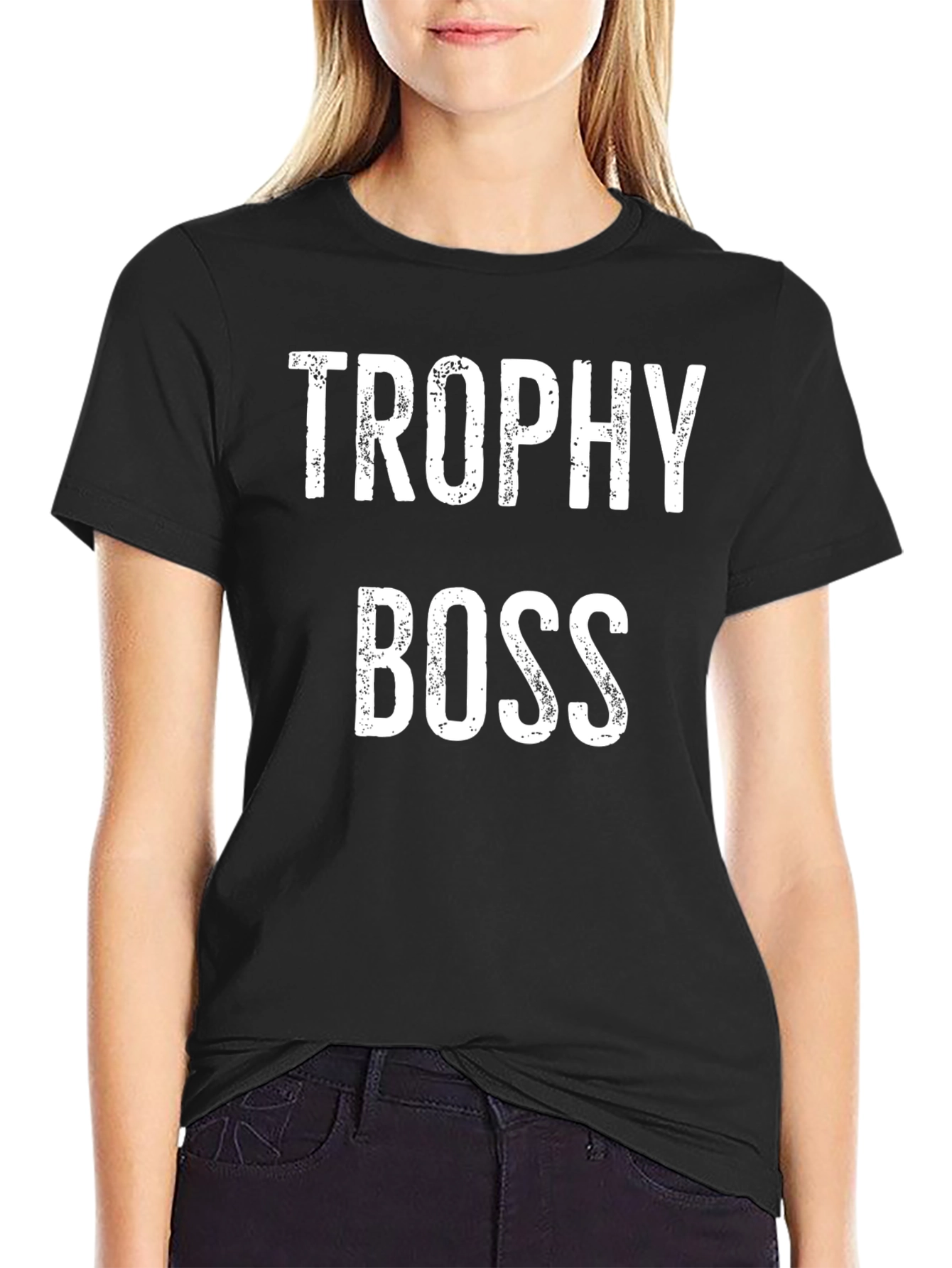 Trophy Boss Graphic T-Shirt - Black