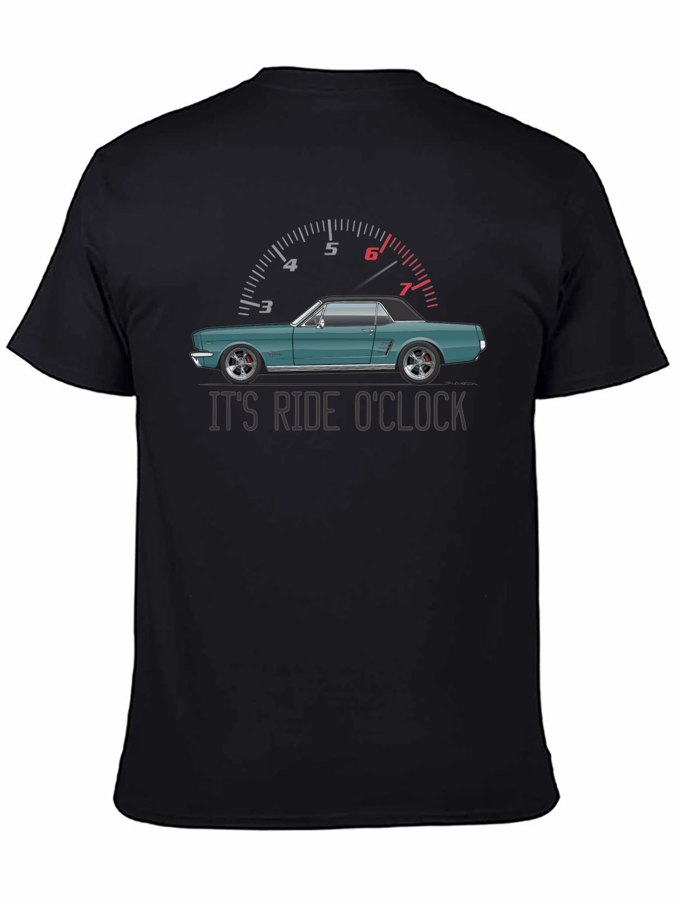 Its Ride OClock Car T-Shirt