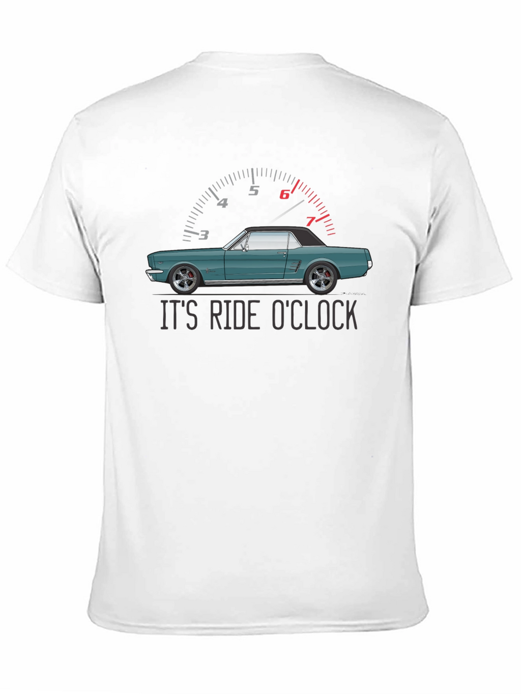 Its Ride OClock Car T-Shirt