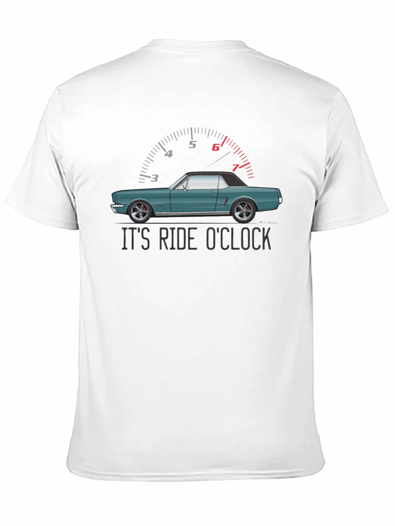 Its Ride OClock Car T-Shirt