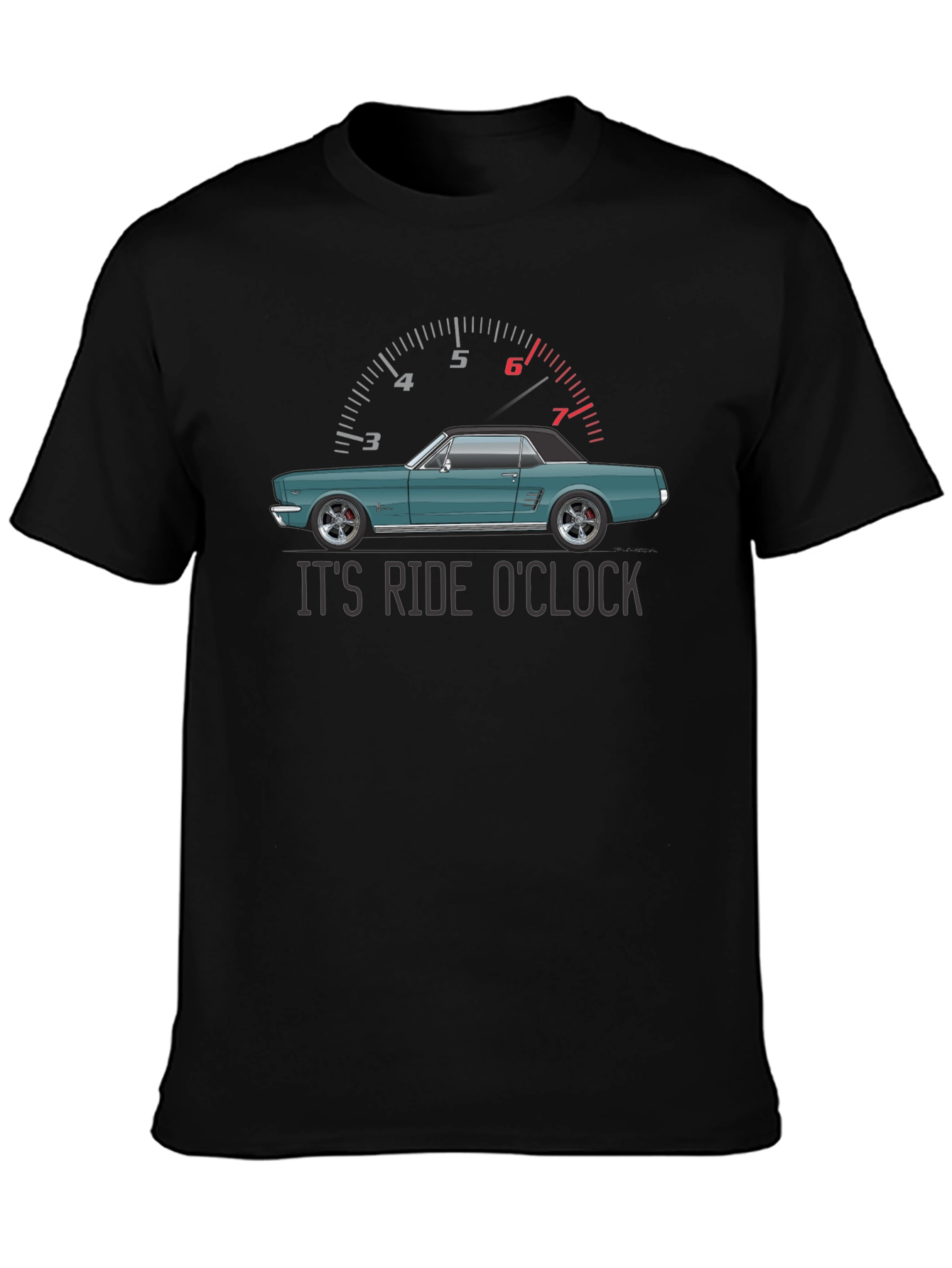 Its Ride OClock Car T-Shirt