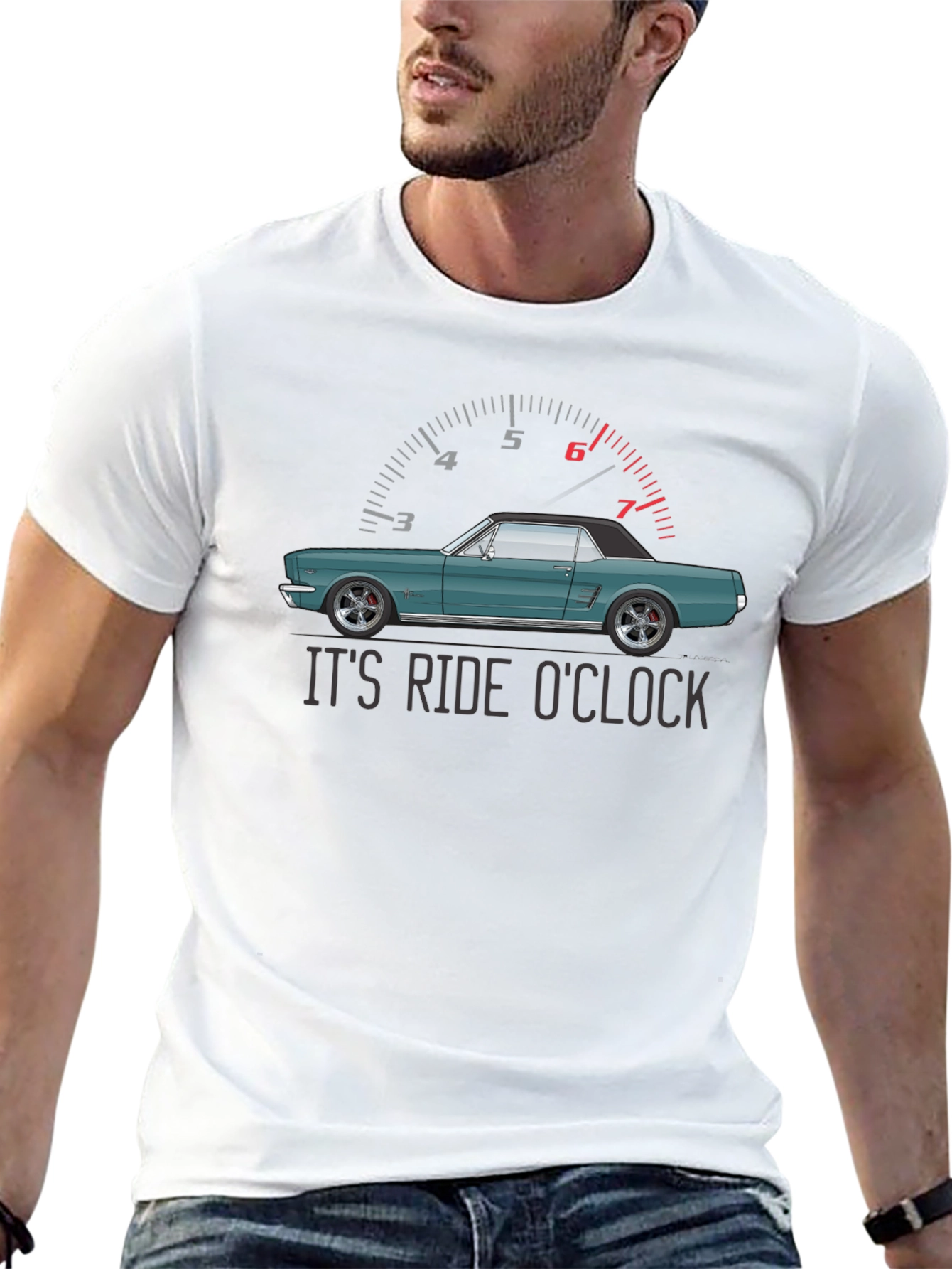 Its Ride OClock Car T-Shirt