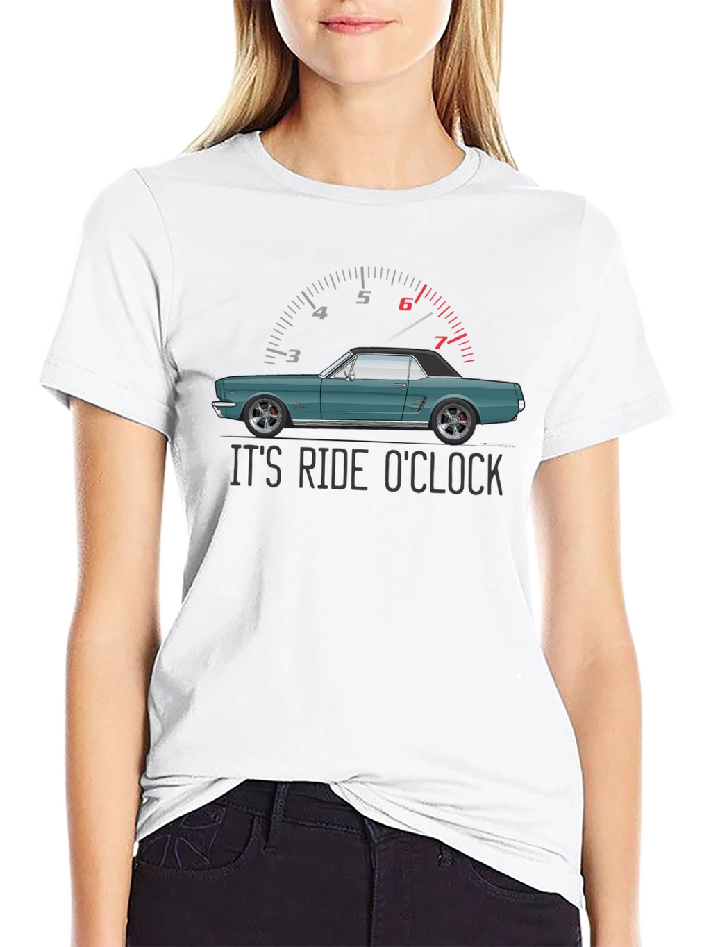 Its Ride OClock Car T-Shirt