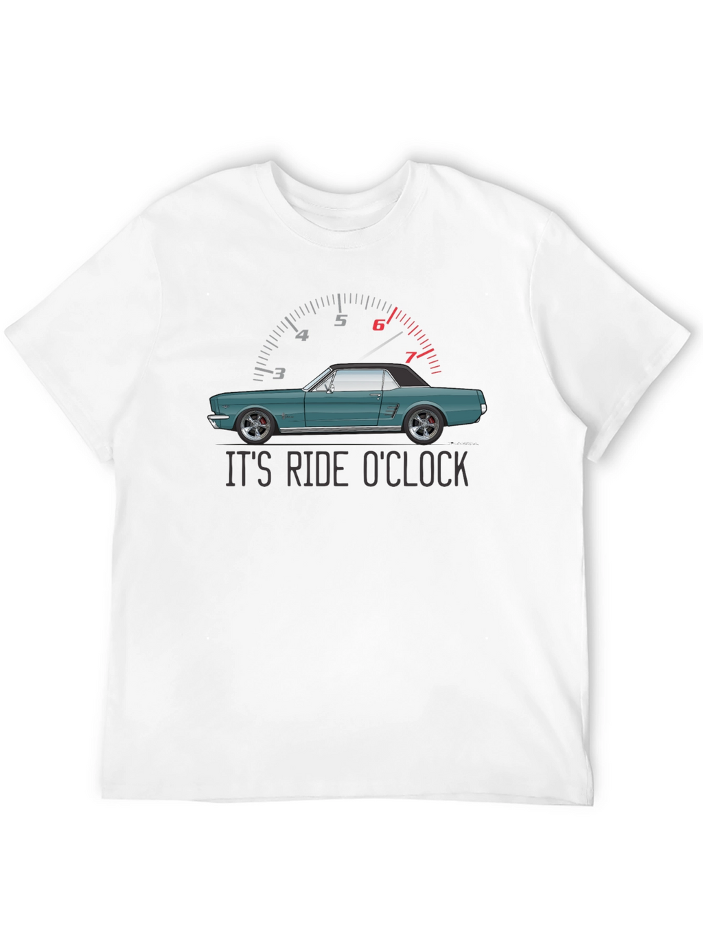Its Ride OClock Car T-Shirt