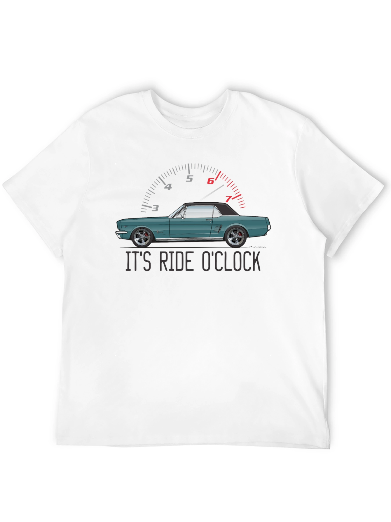 Its Ride OClock Car T-Shirt