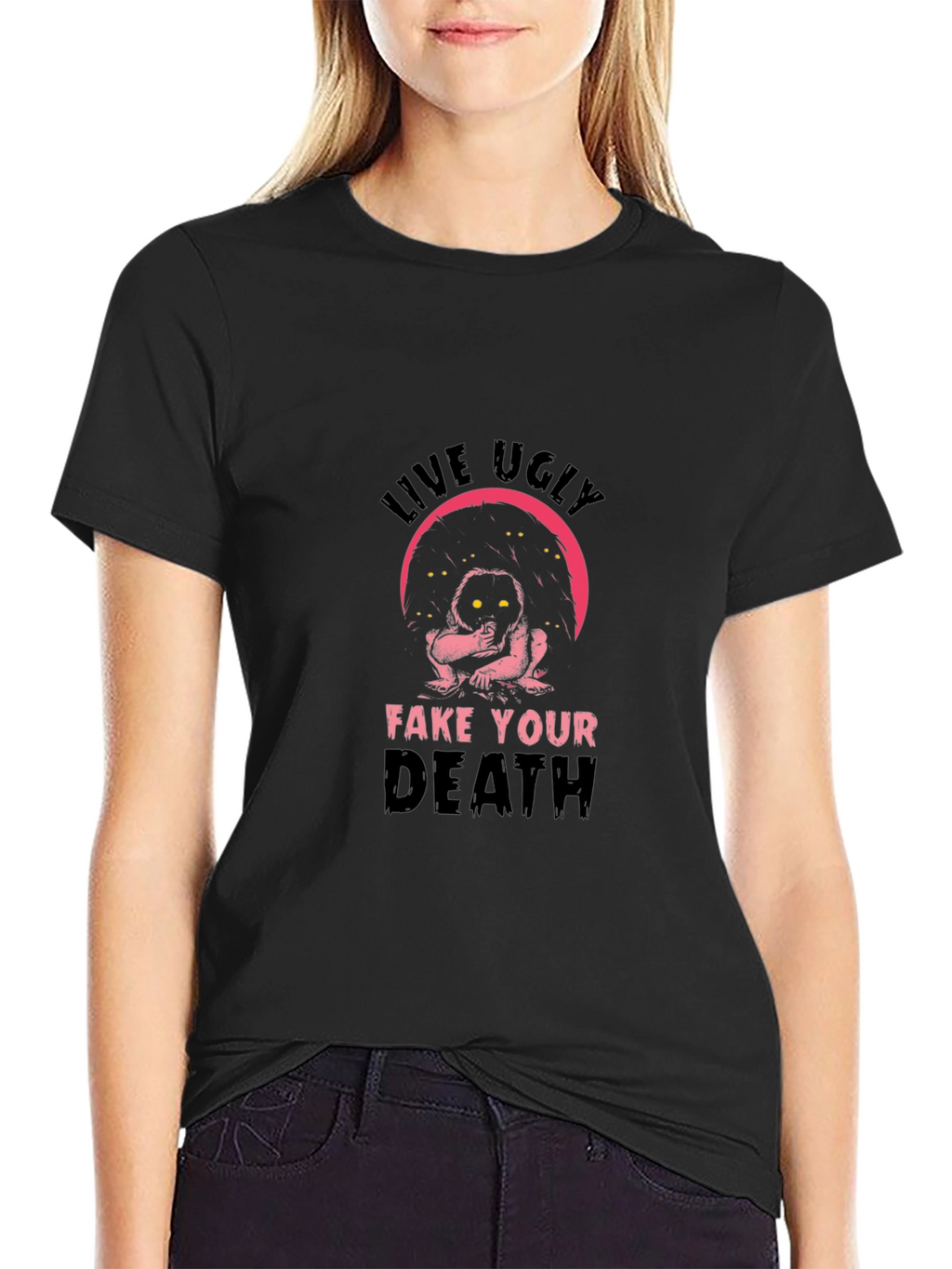 Live Ugly T-Shirt - Humor Tee