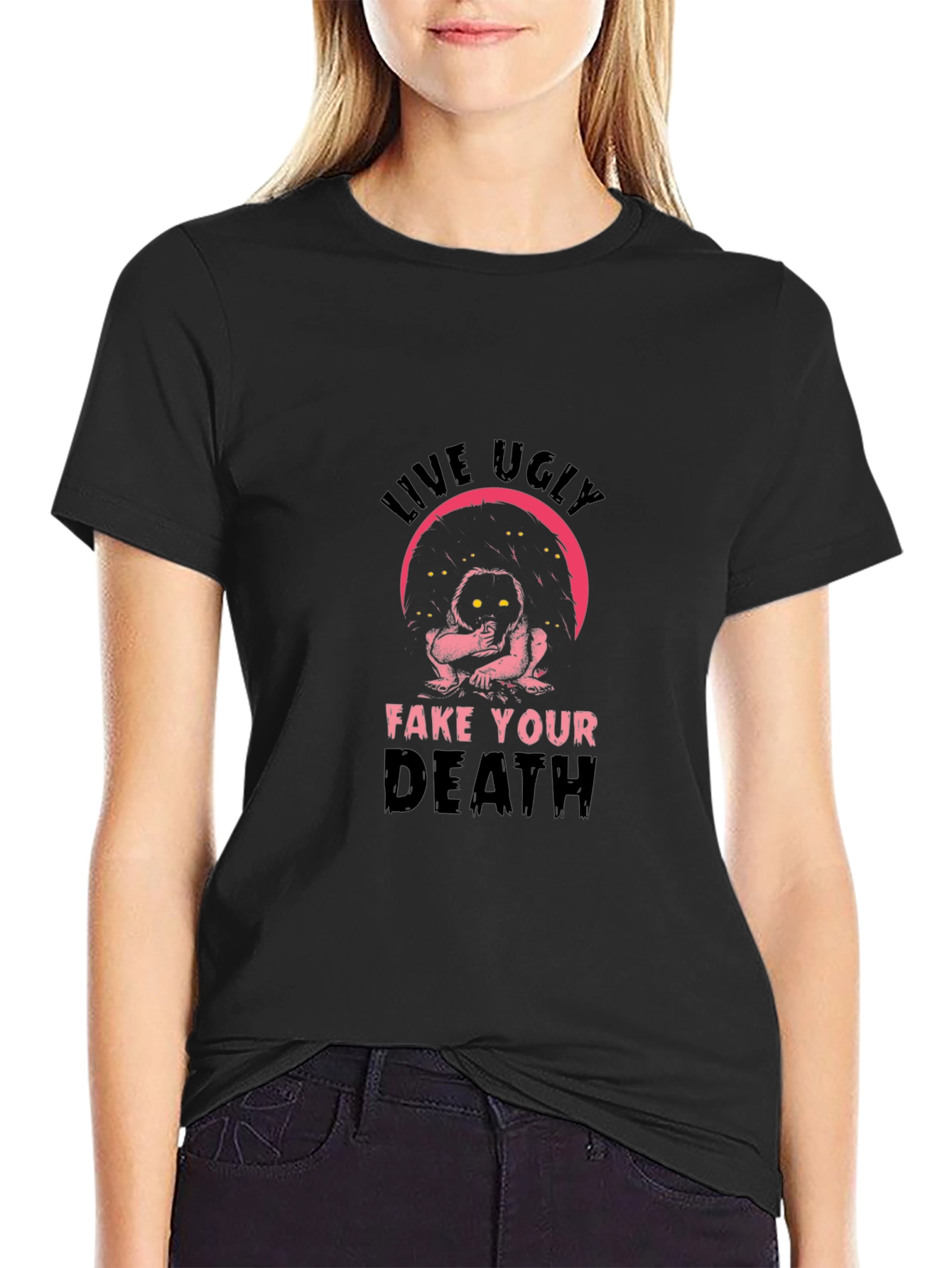 Live Ugly T-Shirt - Humor Tee