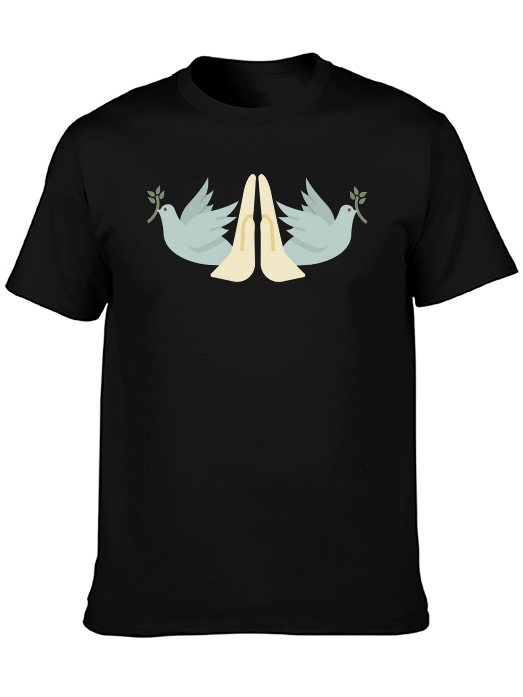 Peace Dove Graphic Tee - Unisex Black T-Shirt