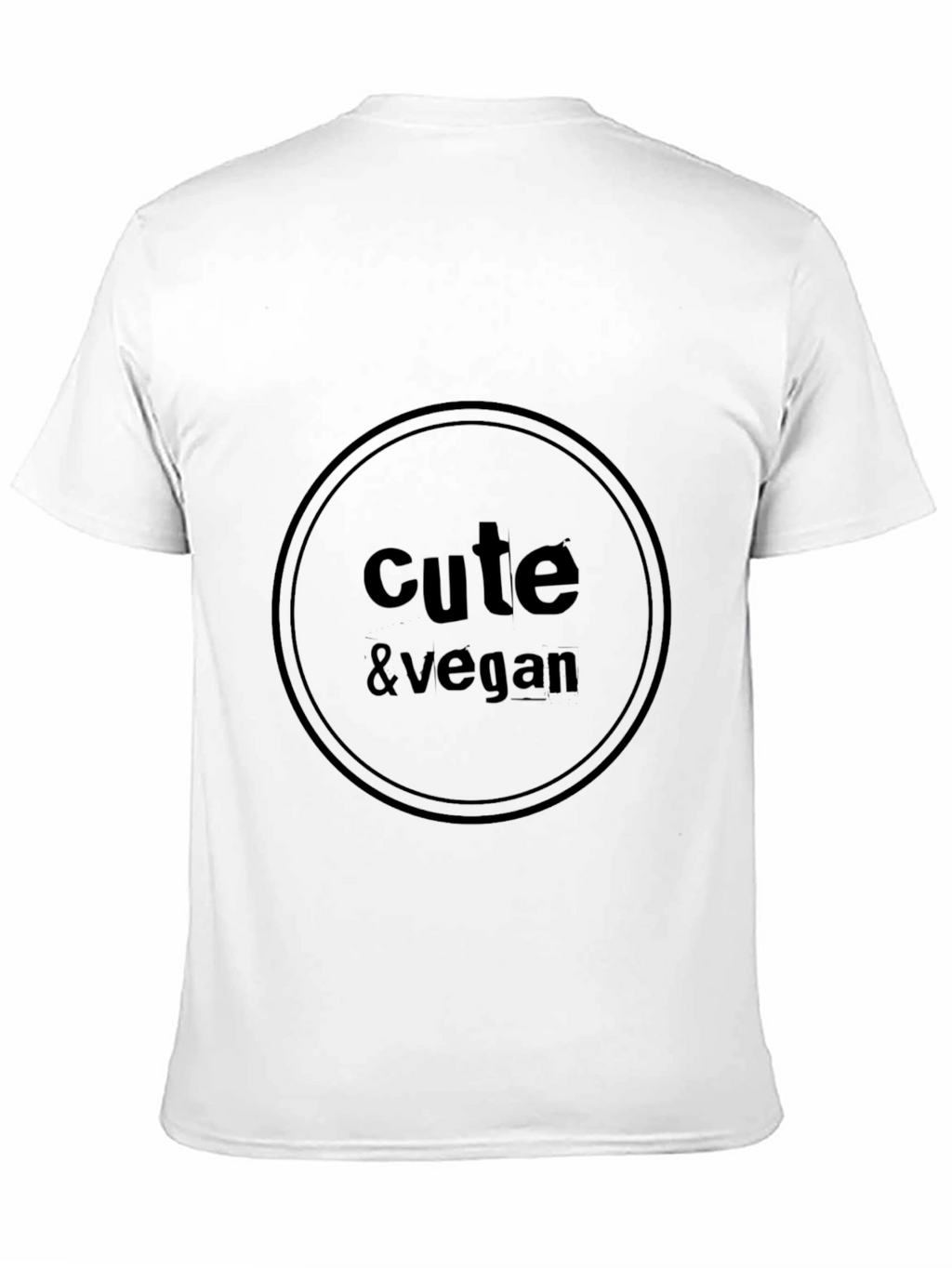 Cute & Vegan Graphic Tee - Unisex Black T-Shirt