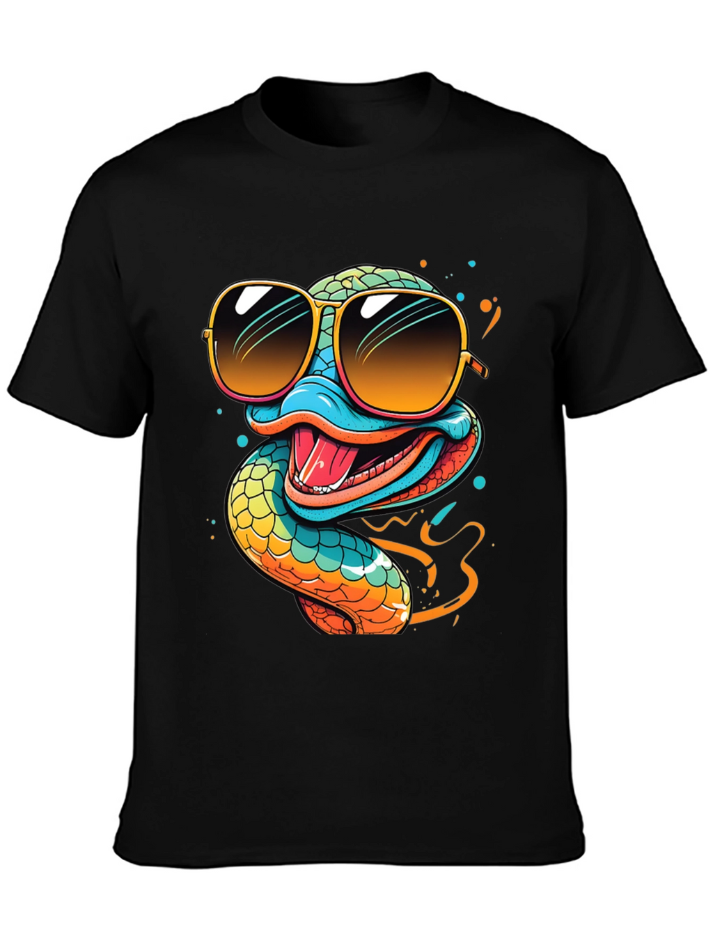 Cool Snake T-Shirt - Quirky Graphic Tee