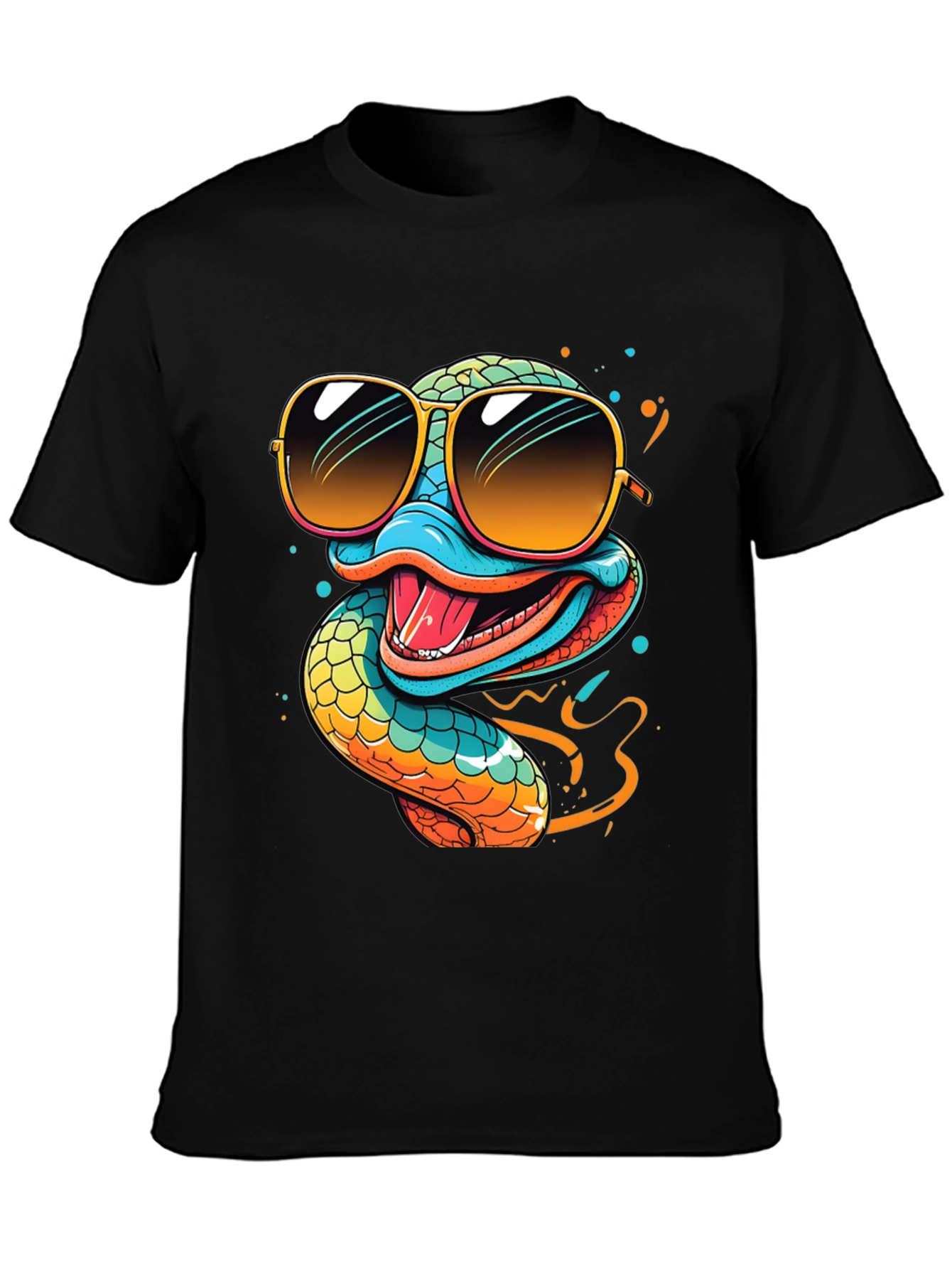 Cool Snake T-Shirt - Quirky Graphic Tee