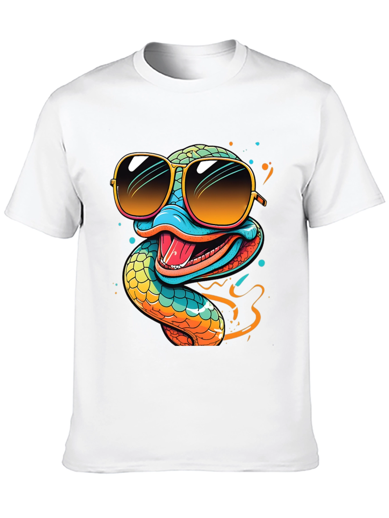 Cool Snake T-Shirt - Quirky Graphic Tee