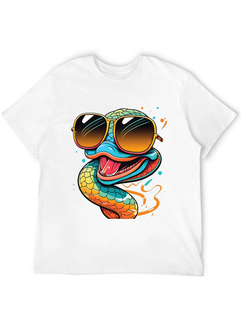Cool Snake T-Shirt - Quirky Graphic Tee