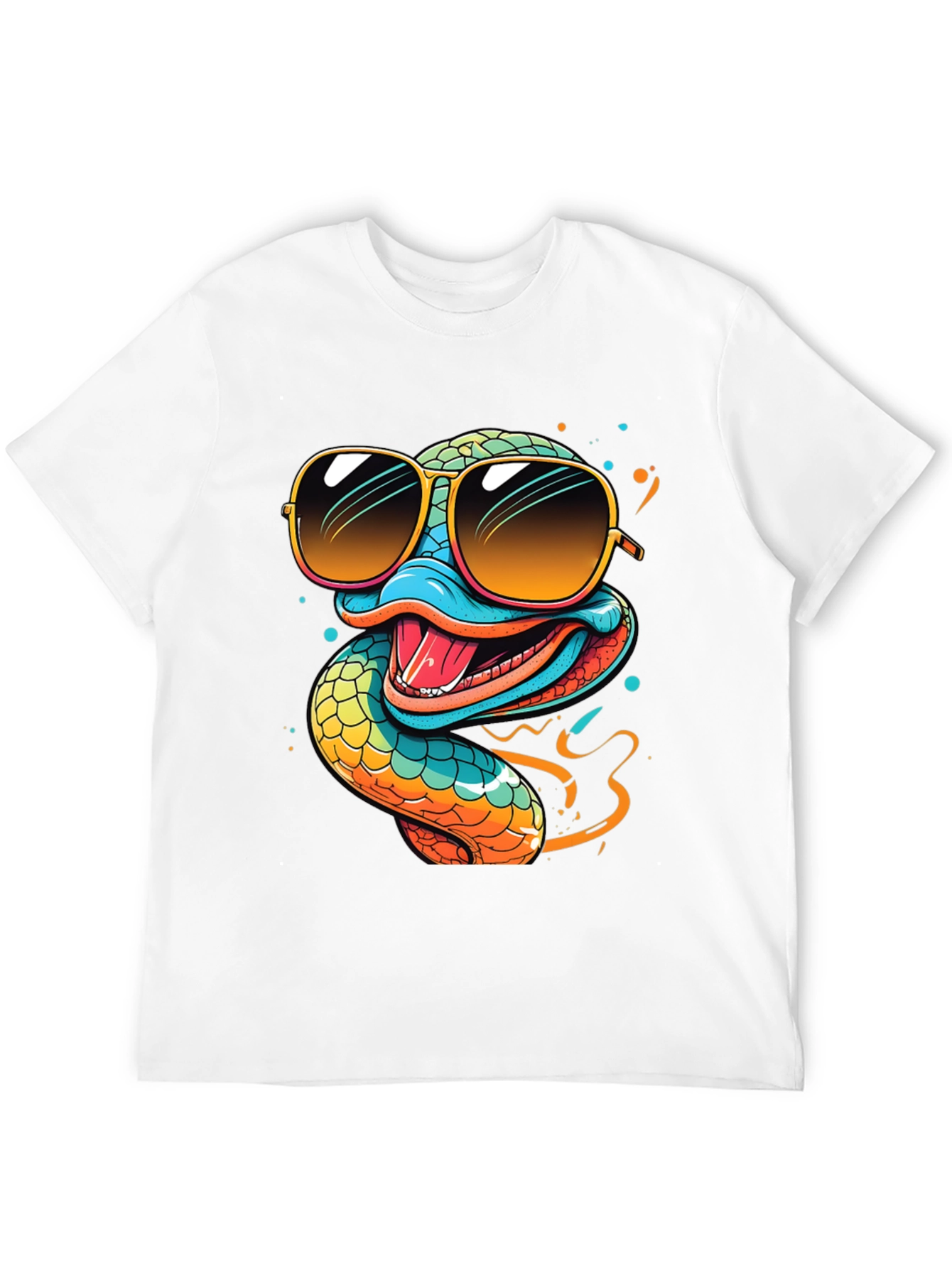 Cool Snake T-Shirt - Quirky Graphic Tee