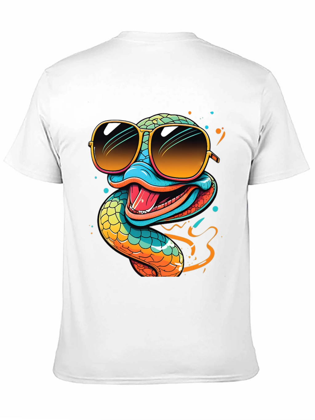 Cool Snake T-Shirt - Quirky Graphic Tee