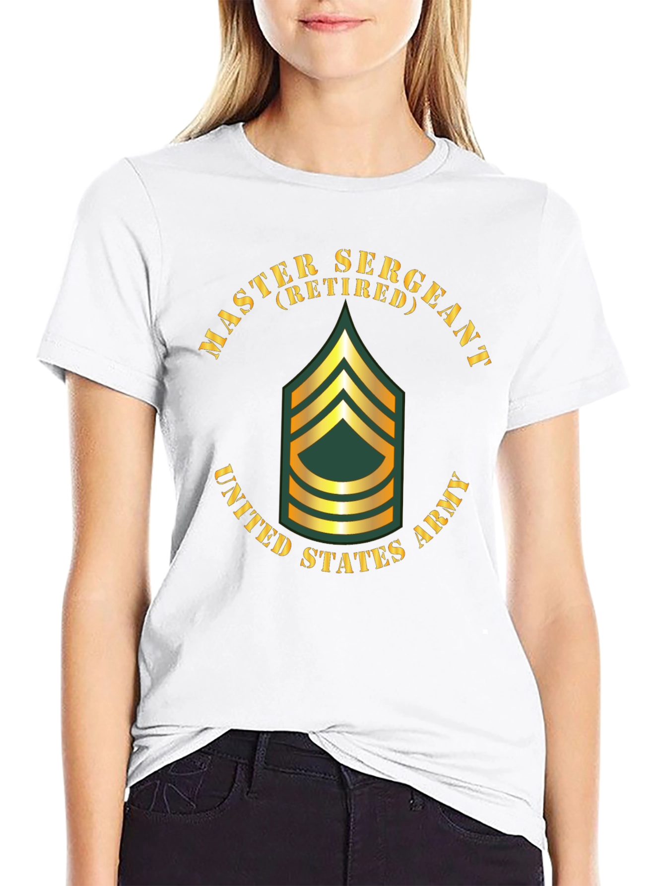 Retired Master Sergeant T-Shirt - US Army Veteran Tee