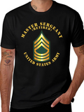 Retired Master Sergeant T-Shirt - US Army Veteran Tee
