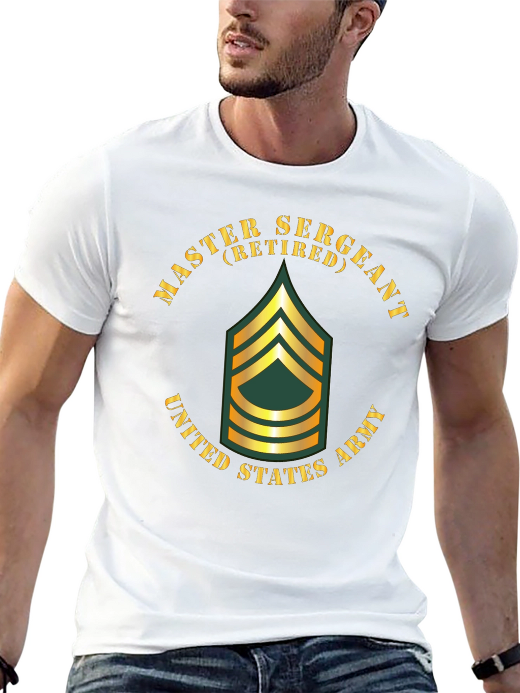 Retired Master Sergeant T-Shirt - US Army Veteran Tee