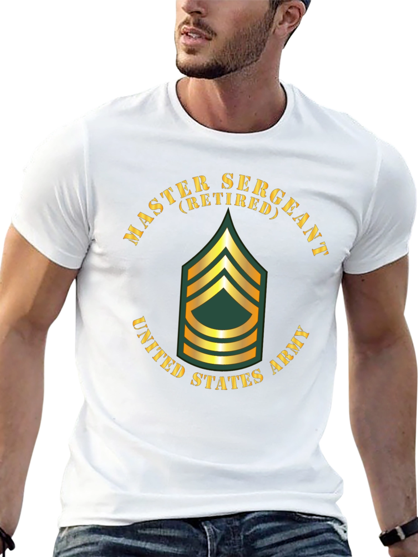 Retired Master Sergeant T-Shirt - US Army Veteran Tee