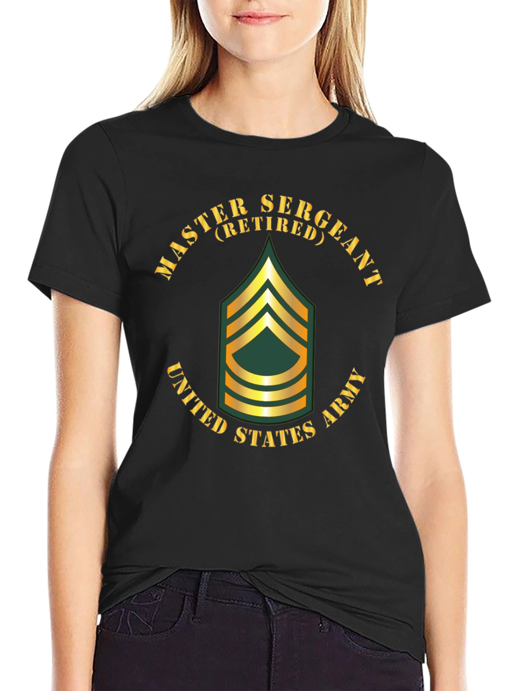 Retired Master Sergeant T-Shirt - US Army Veteran Tee