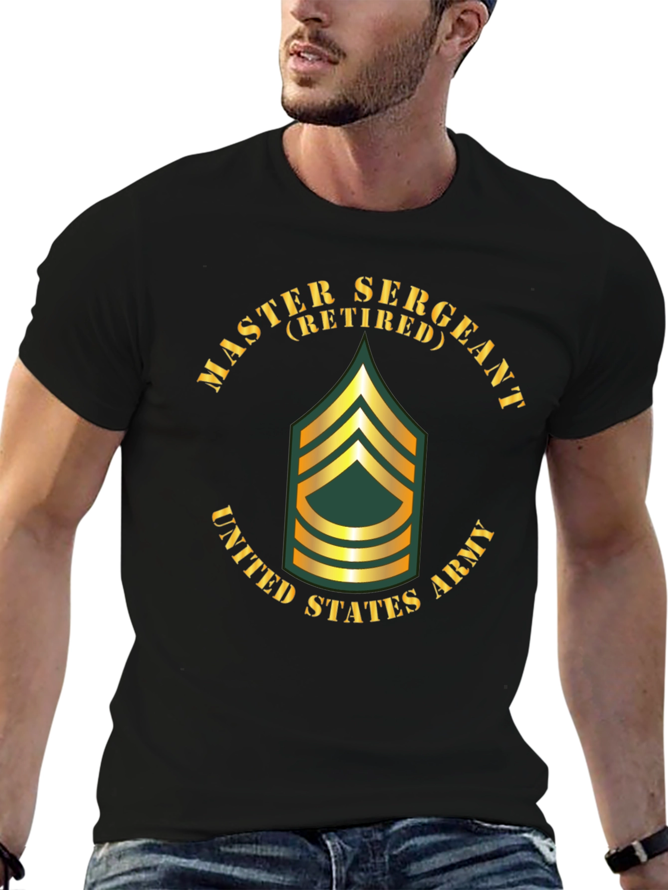 Retired Master Sergeant T-Shirt - US Army Veteran Tee
