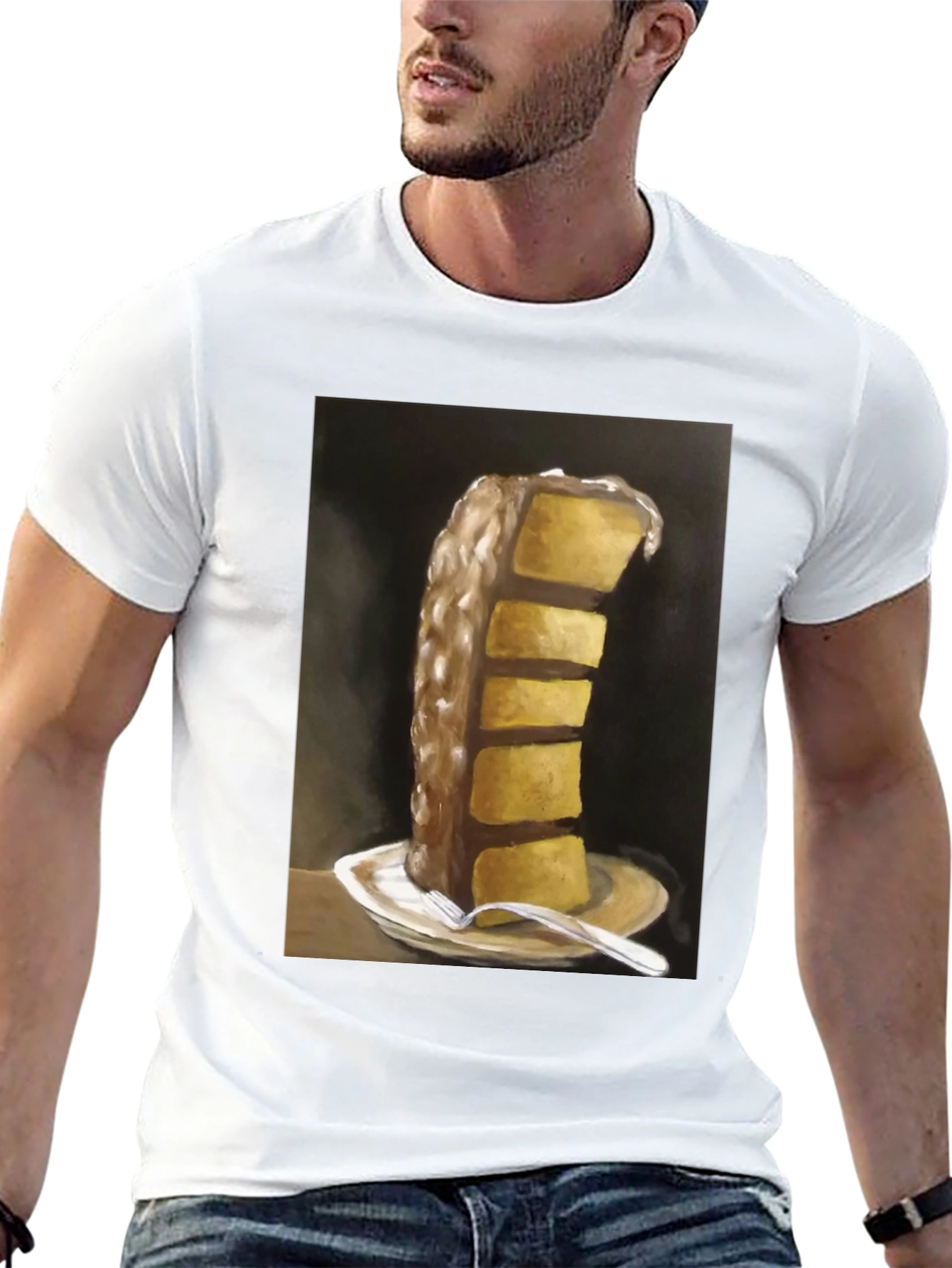 Cake Slice Graphic Tee - Foodie Fashion