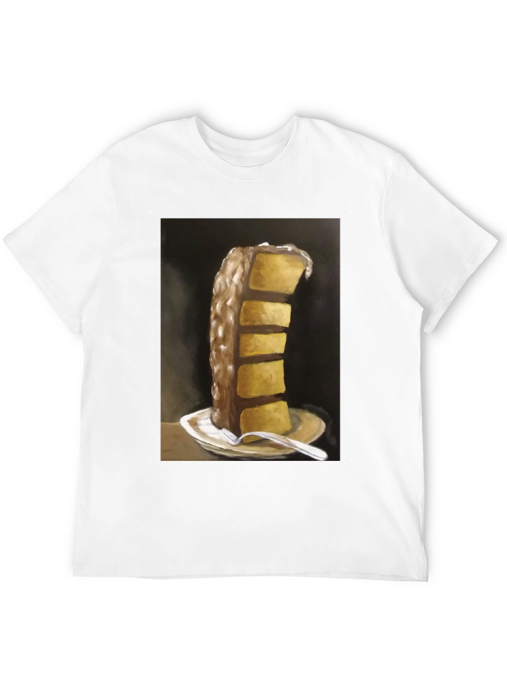 Cake Slice Graphic Tee - Foodie Fashion