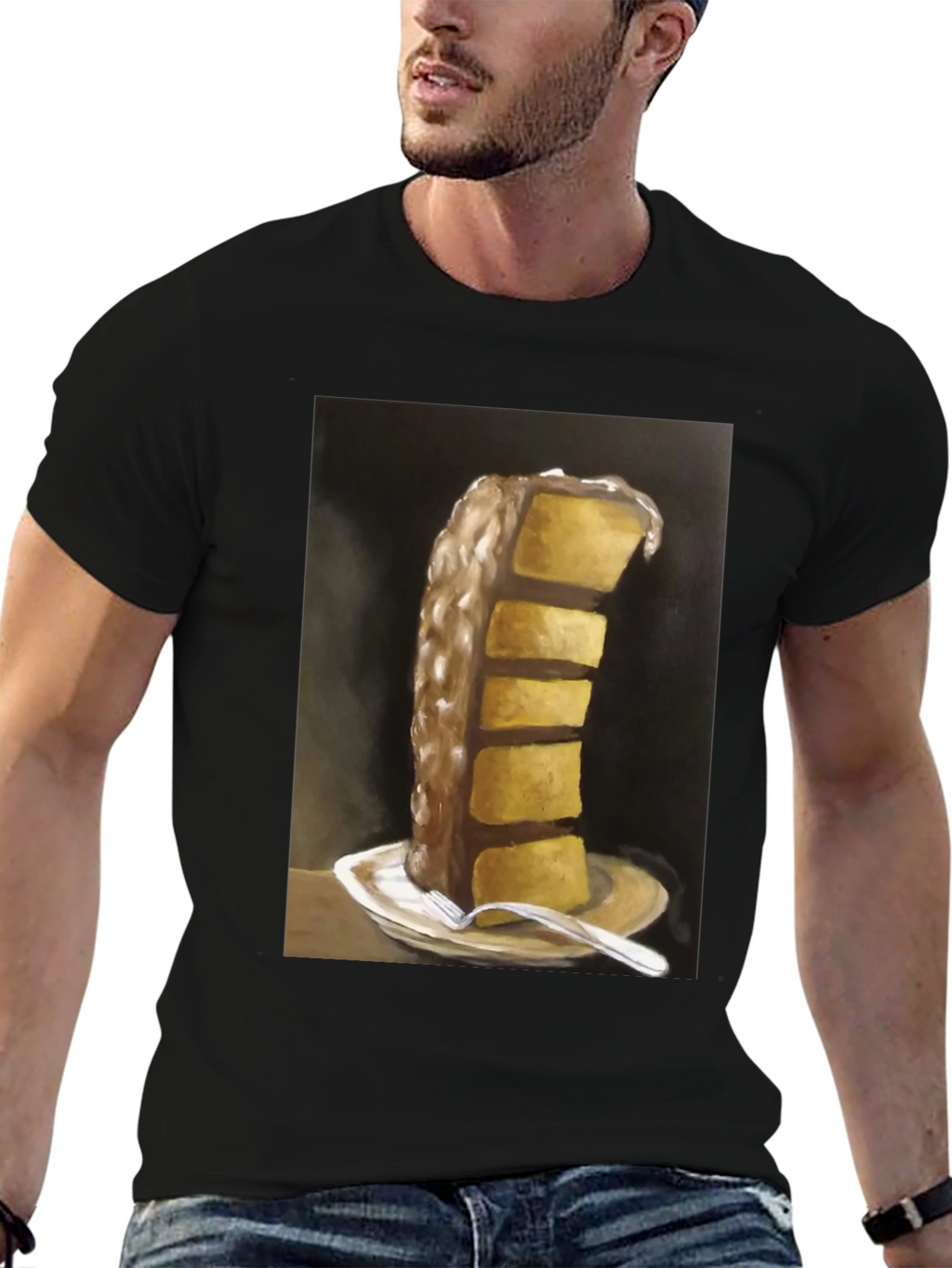 Cake Slice Graphic Tee - Foodie Fashion