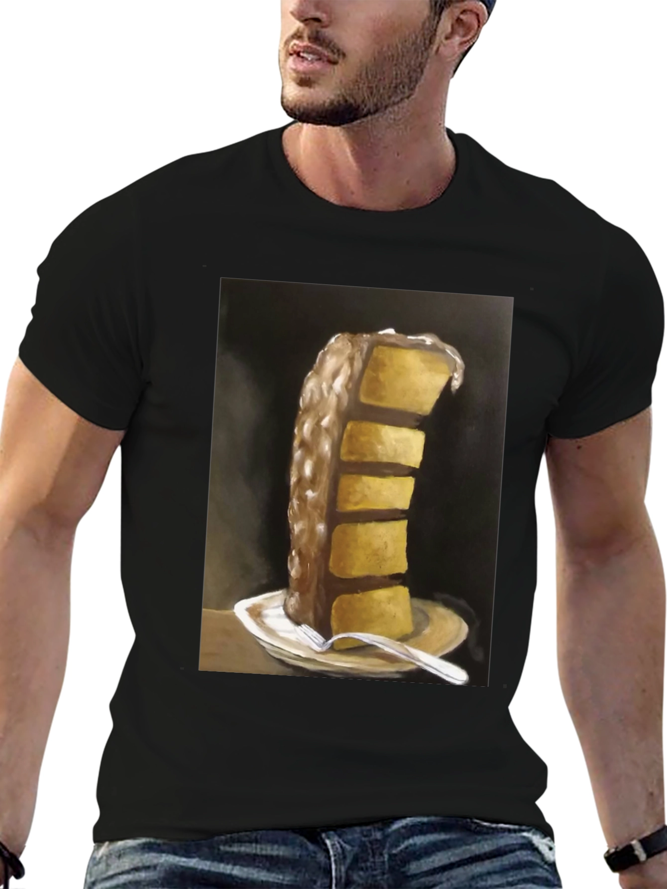 Cake Slice Graphic Tee - Foodie Fashion