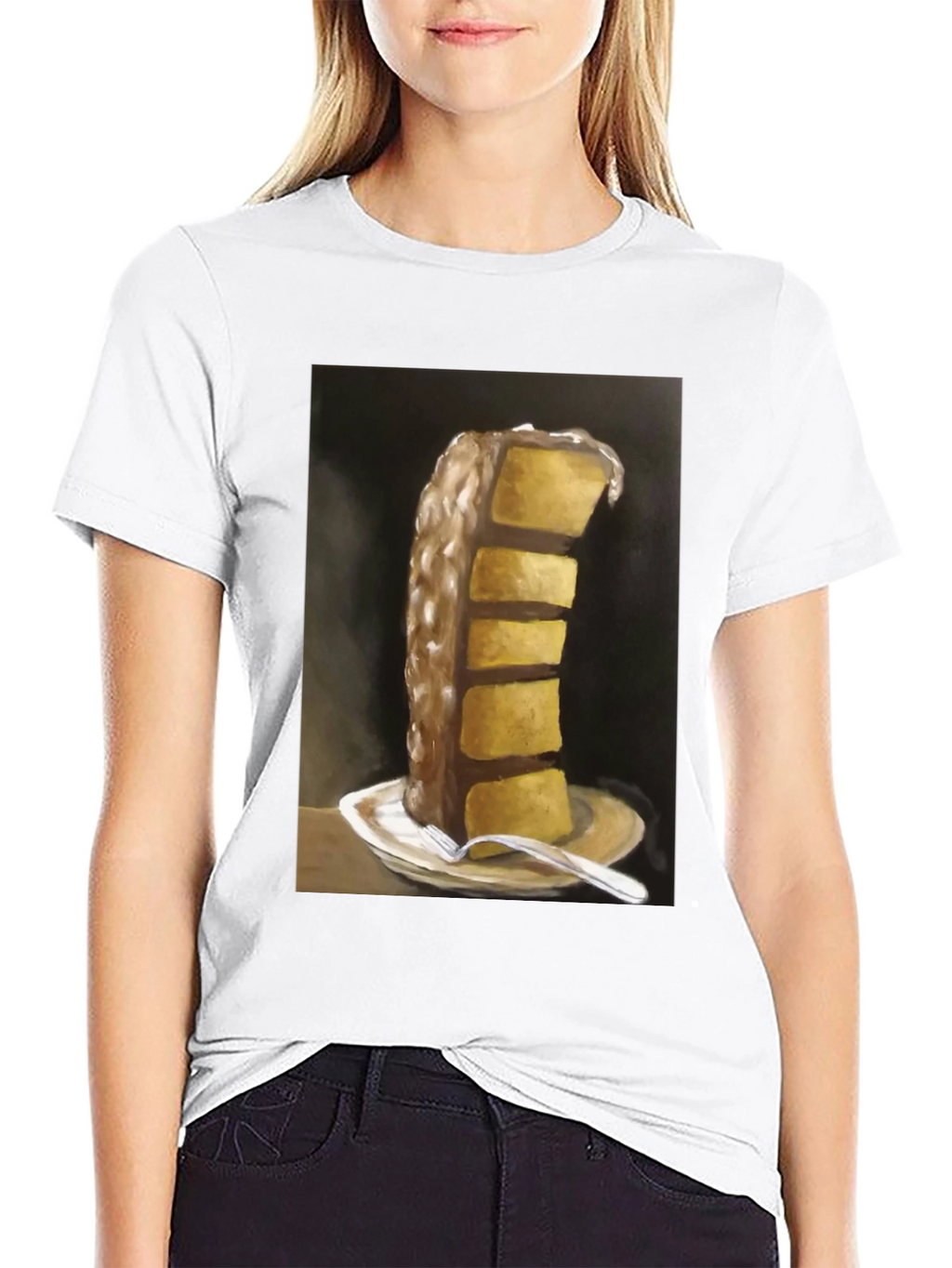 Cake Slice Graphic Tee - Foodie Fashion