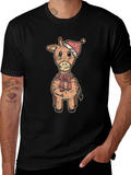 Christmas Giraffe T-Shirt - Festive Holiday Tee