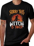Sorry This Witch Is Taken T-Shirt - Halloween
