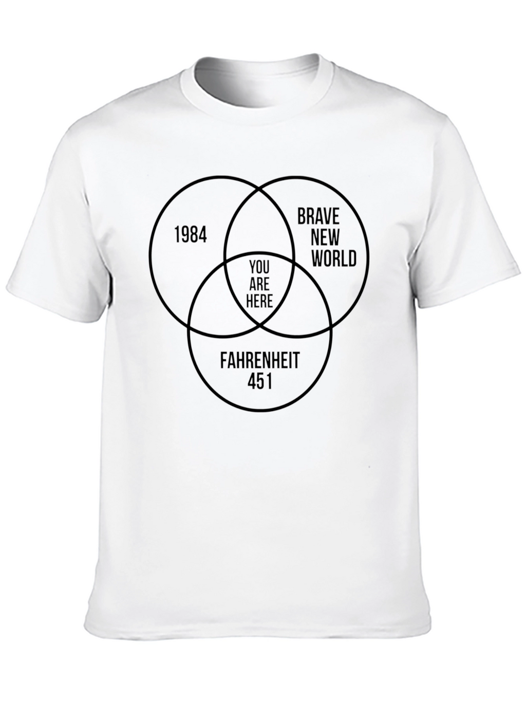 Dystopian Literature Venn Diagram T-Shirt
