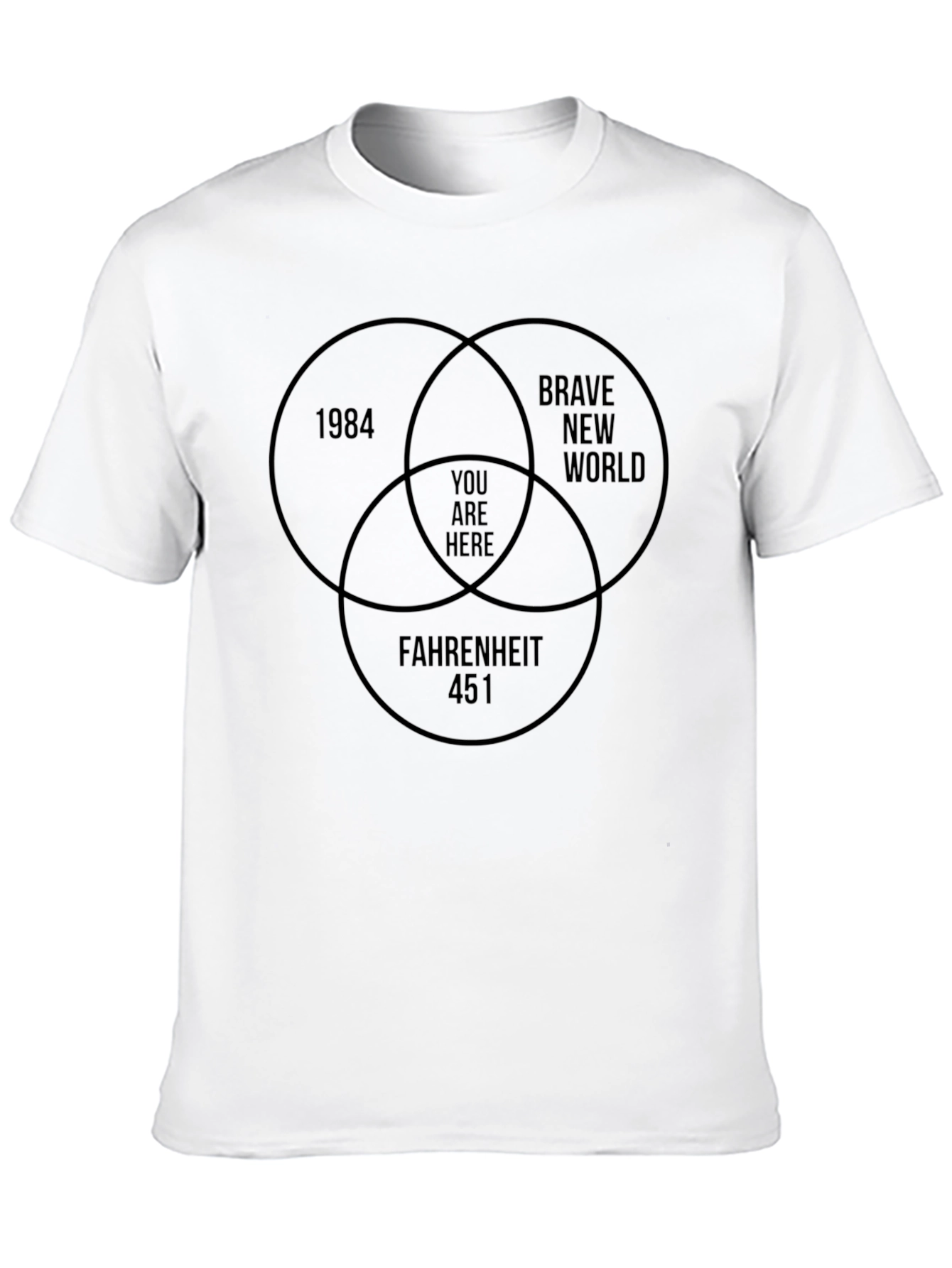 Dystopian Literature Venn Diagram T-Shirt