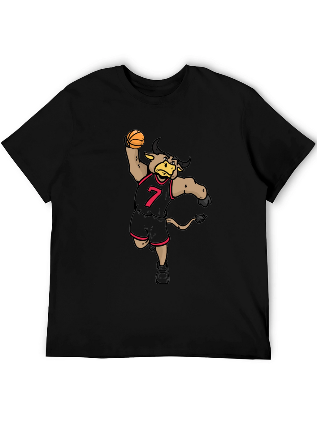 Bull Basketball Player T-Shirt