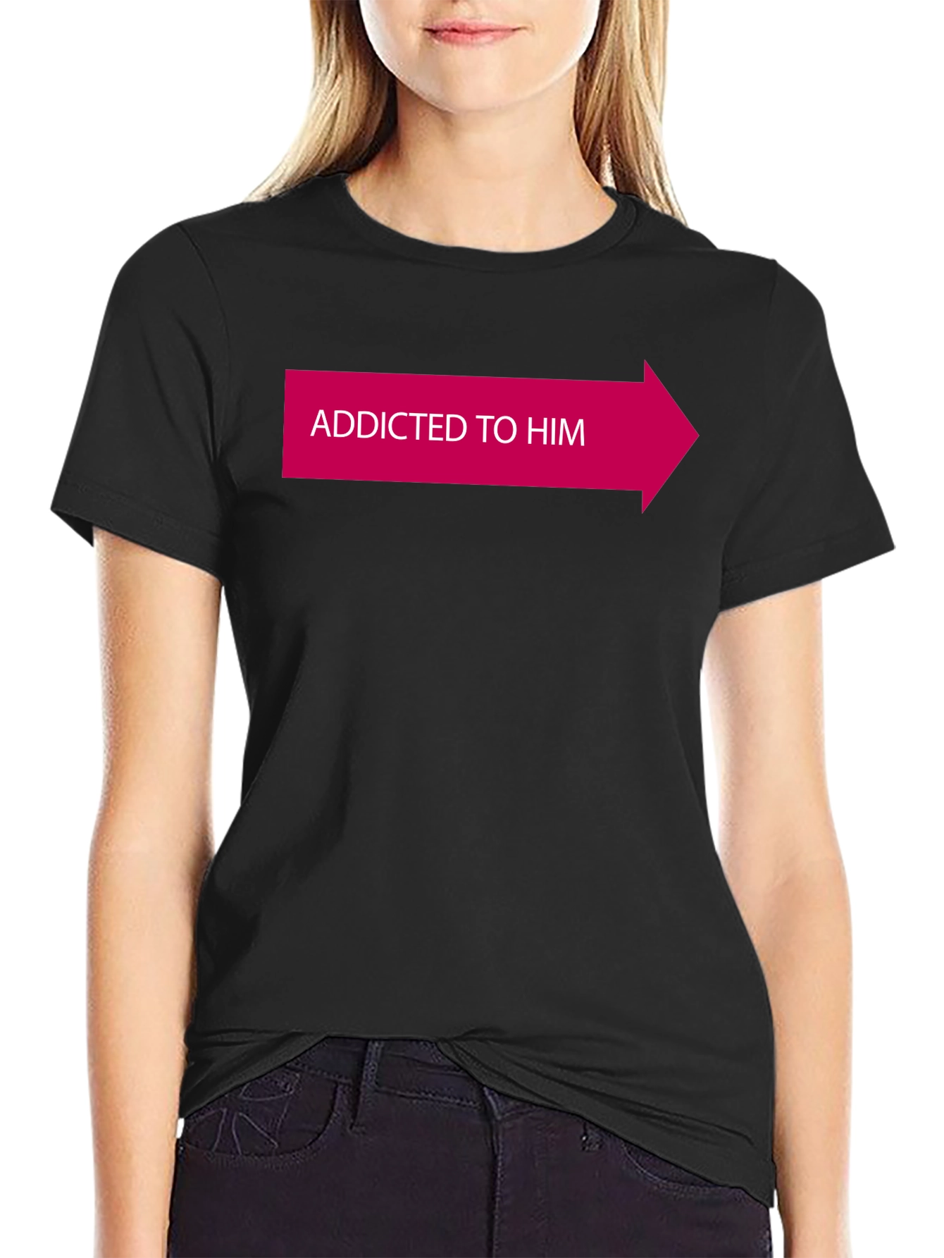 Addicted To Him Novelty T-Shirt