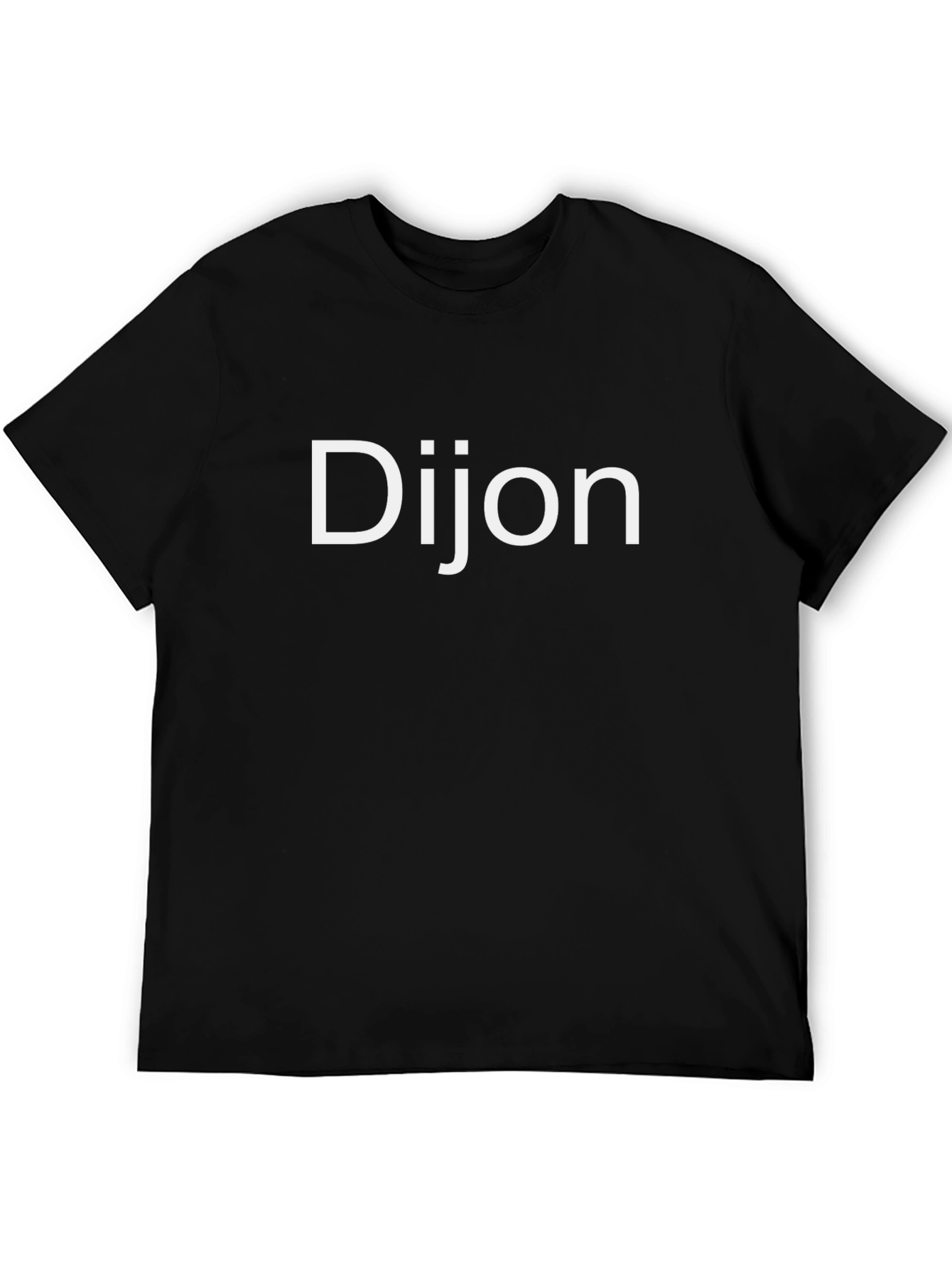 Dijon Graphic Tee - Black Short Sleeve Shirt