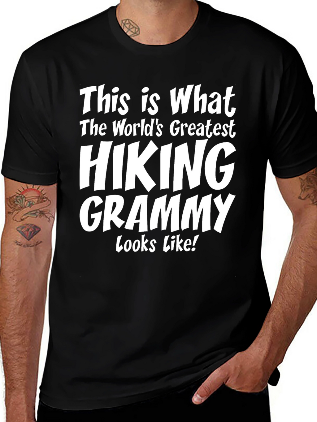 Hiking Grammy T-Shirt - Worlds Greatest